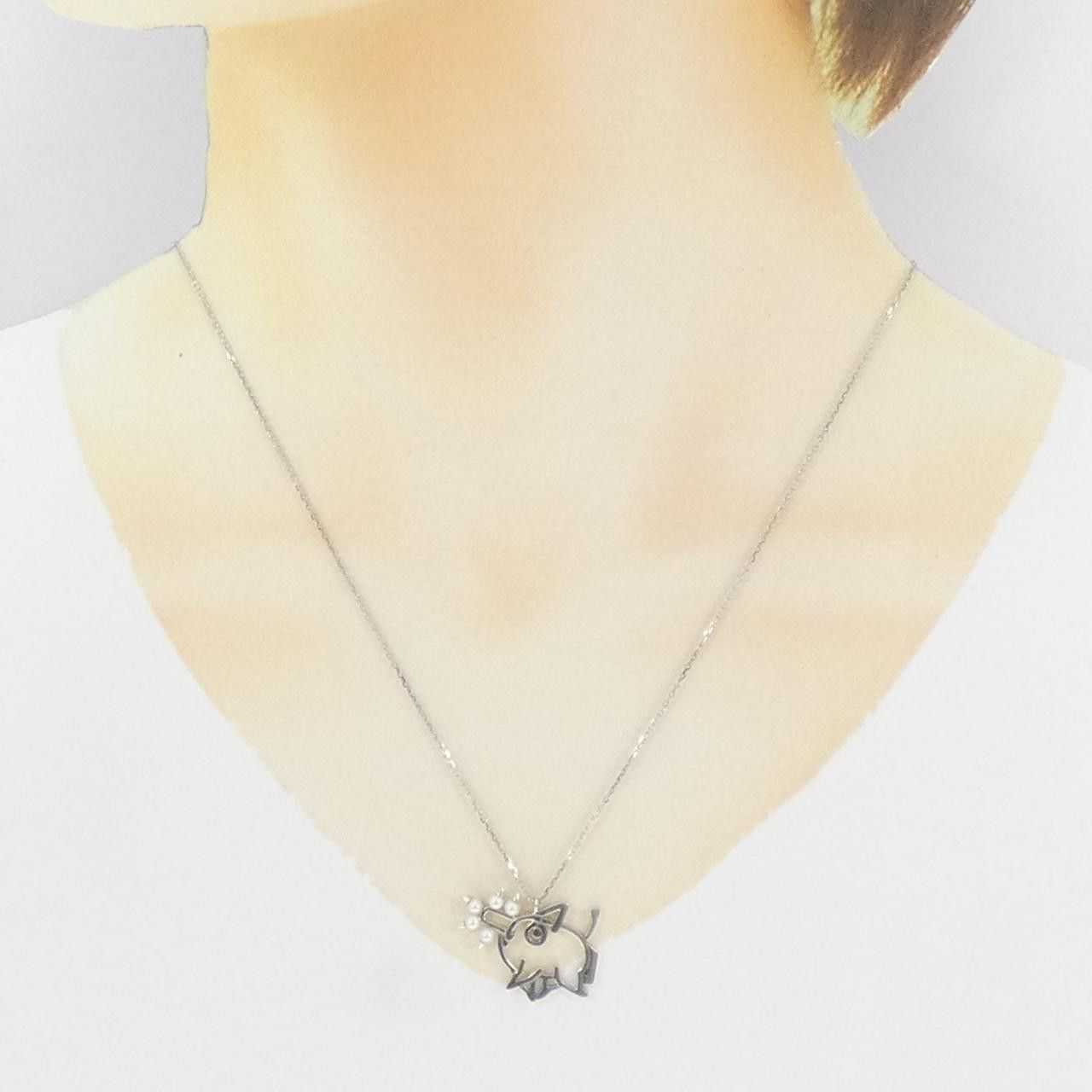 Other Tasaki Tasaki Freshwater Pearl 925 Silver Necklace Metal Necklace DUTY FREE for USA Size ONE SIZE - 6 Thumbnail