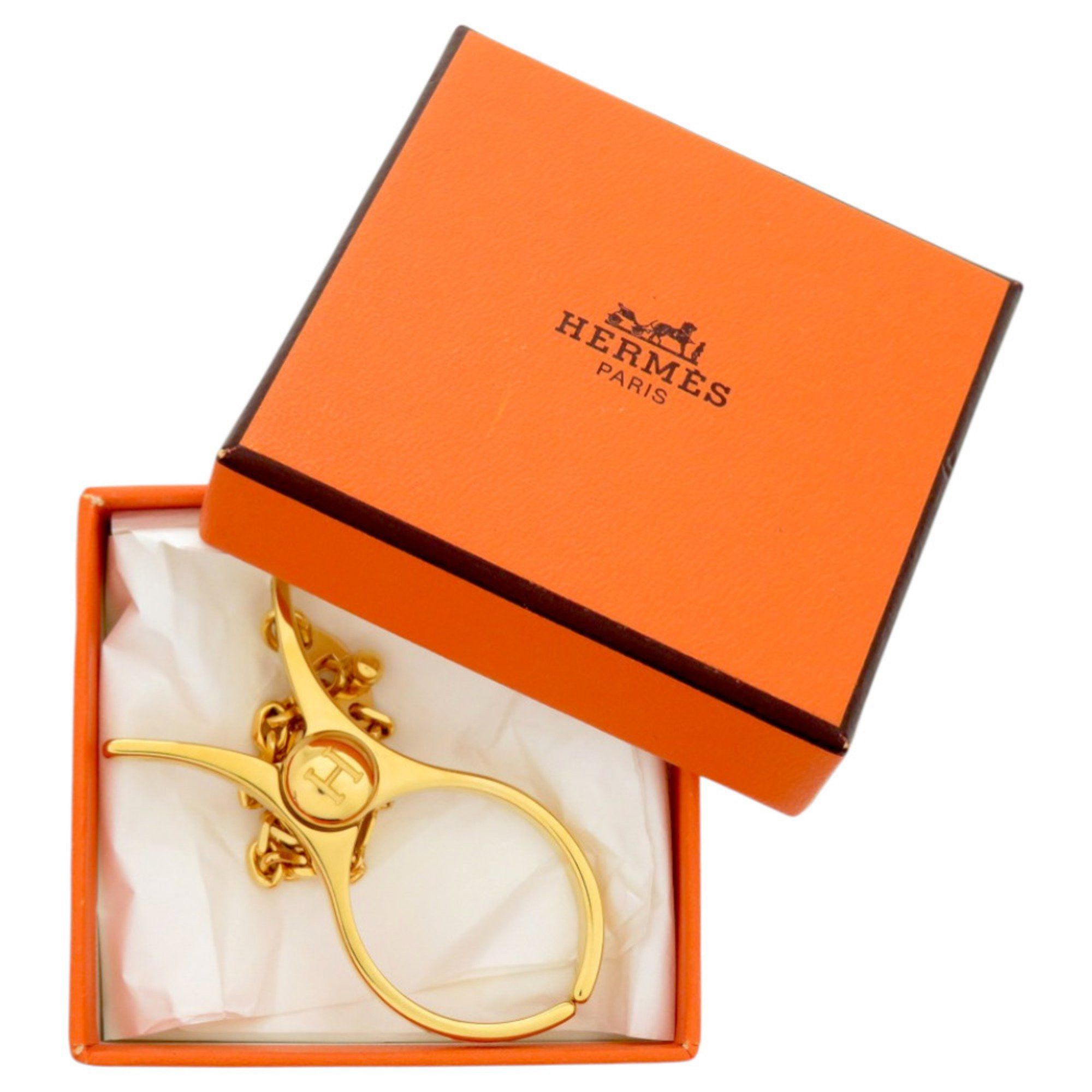 Hermes Hermès Filloux Glove Holder H000833G OJ Metal Dresser Gold 0104 HERMES Size ONE SIZE - 2 Thumbnail