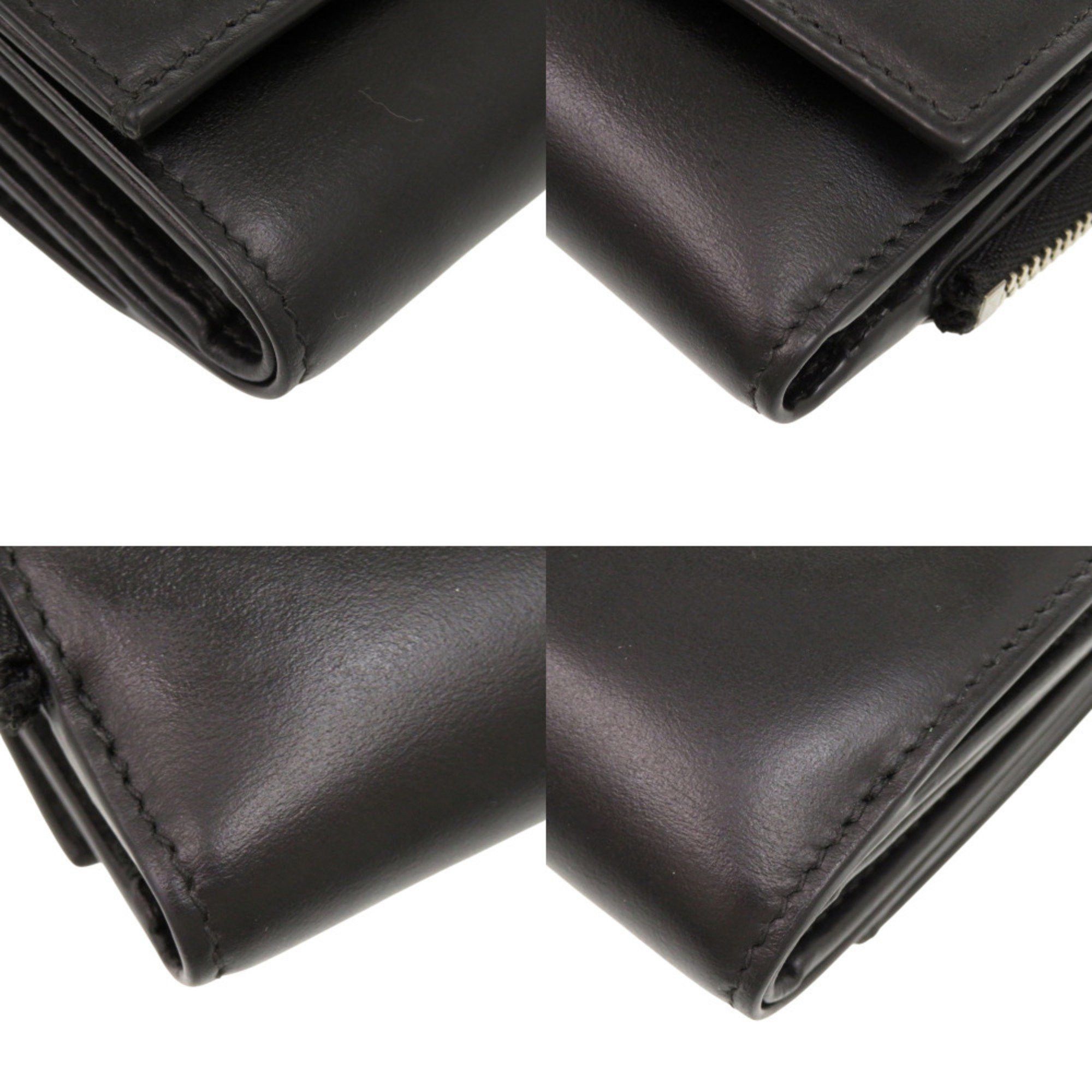 Dolce & Gabbana Dolce & Gabbana Leather Black Tri-fold Wallet 0658 DOLCE&GABBANA Size ONE SIZE - 4 Thumbnail