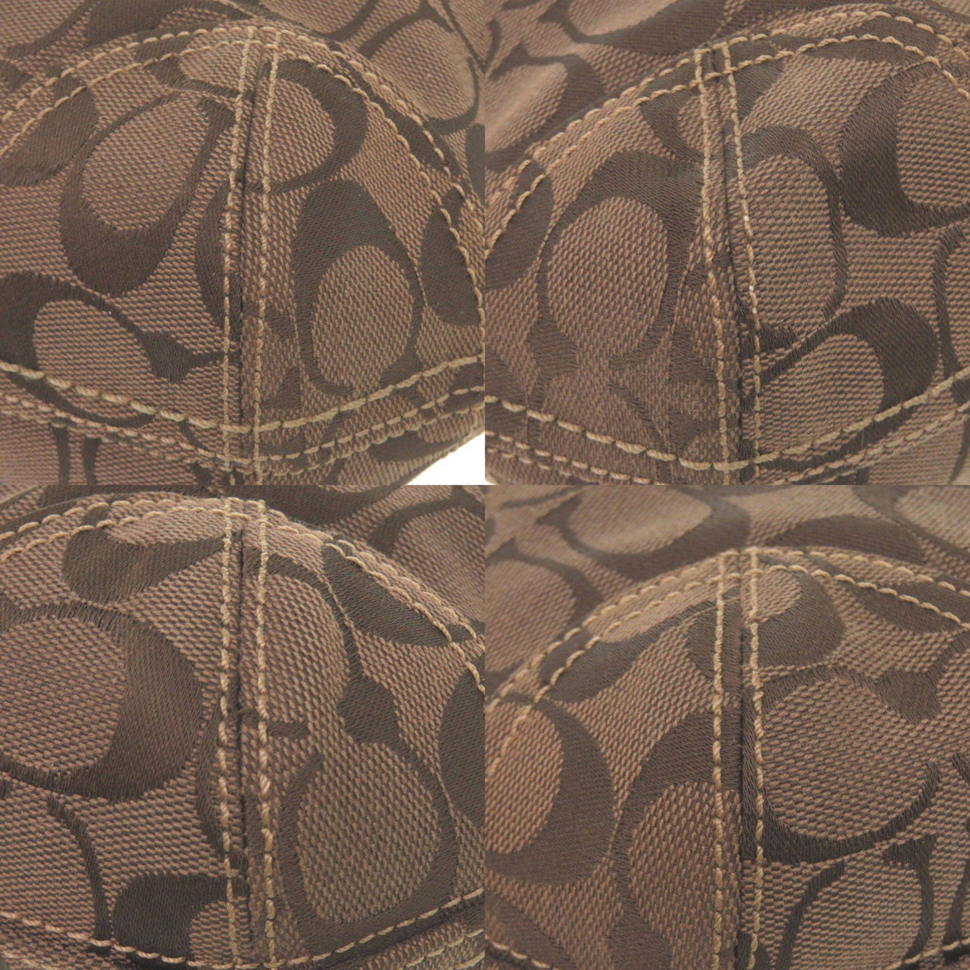 Coach Coach Canvas Brown Shoulder Bag 0009 COACH Size ONE SIZE - 5 Thumbnail
