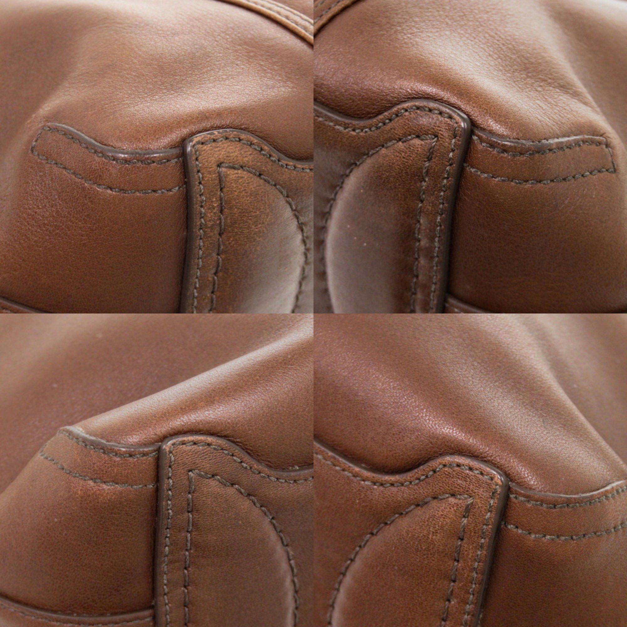 Coach Coach one-shoulder bag, Old leather, brown, shoulder bag 0673 COACH Size ONE SIZE - 4 Thumbnail