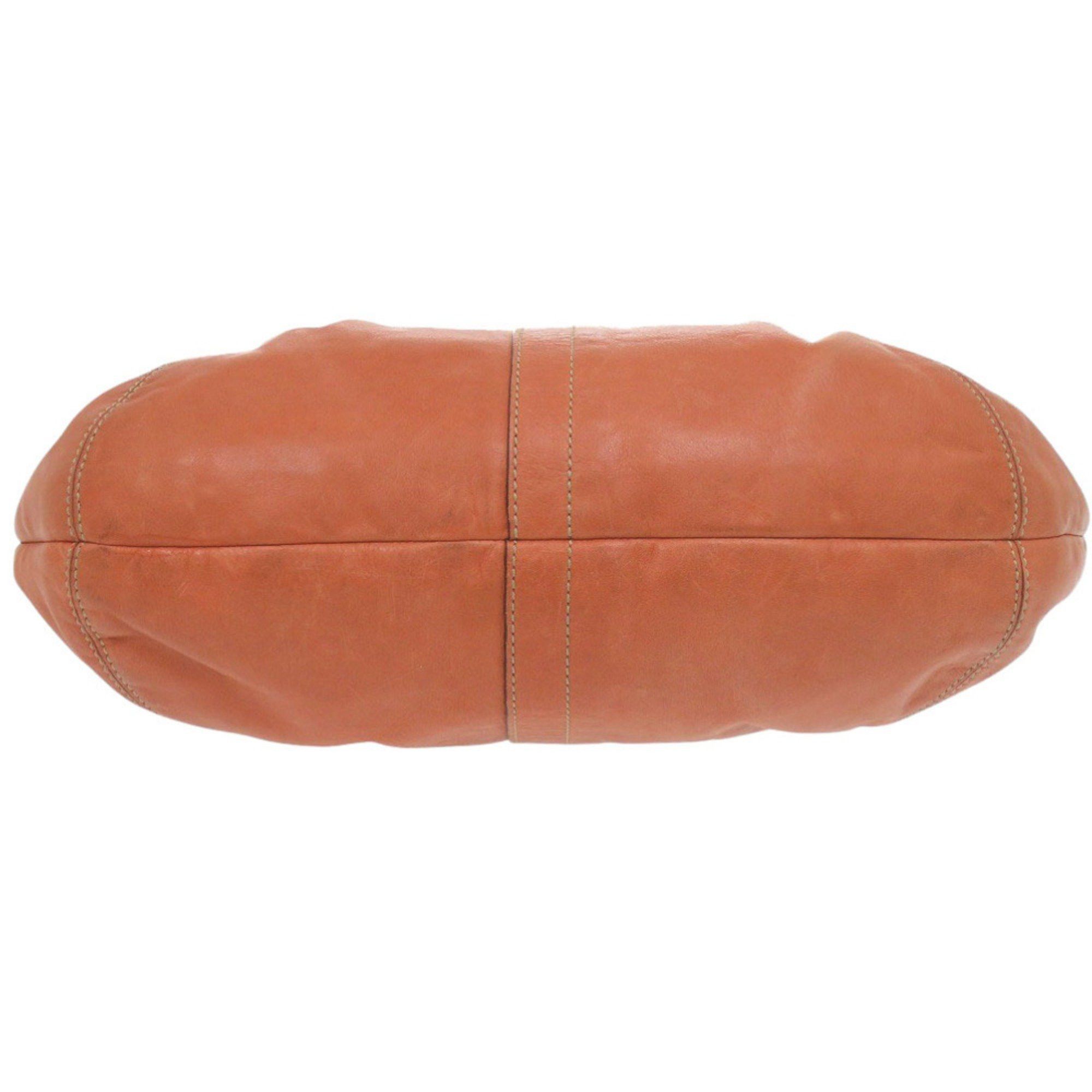 Coach Coach One-Shoulder Bag 12235 Leather Orange Shoulder 0672 COACH Size ONE SIZE - 3 Thumbnail