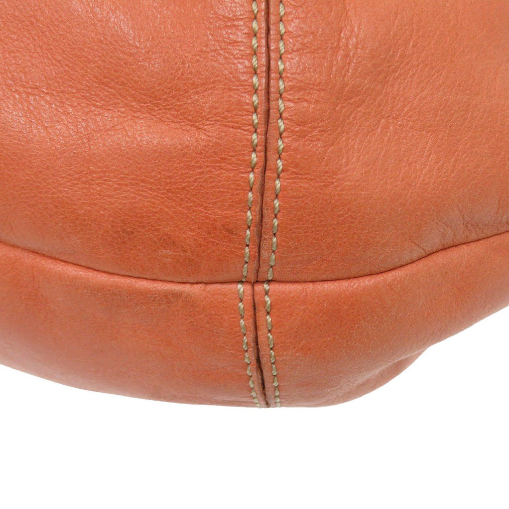 Coach Coach One-Shoulder Bag 12235 Leather Orange Shoulder 0672 COACH Size ONE SIZE - 4 Thumbnail
