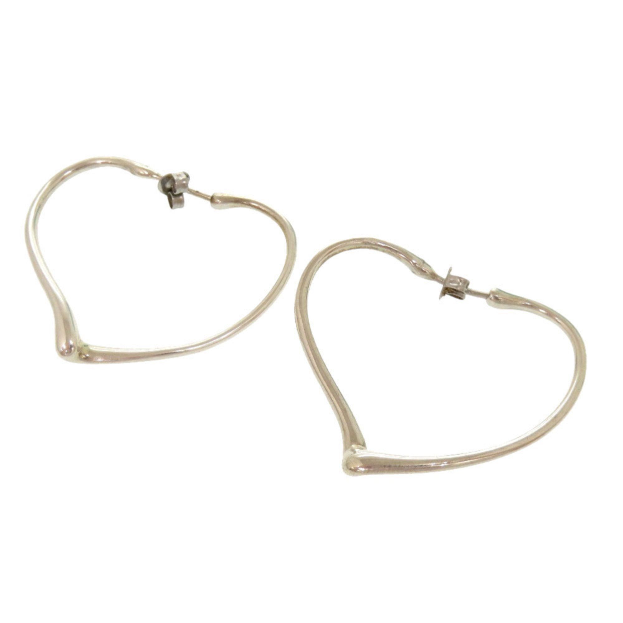 Tiffany & Co. Tiffany & Co. Open Heart Earrings, 925 Sterling Silver, 0940 Size ONE SIZE - 3 Thumbnail