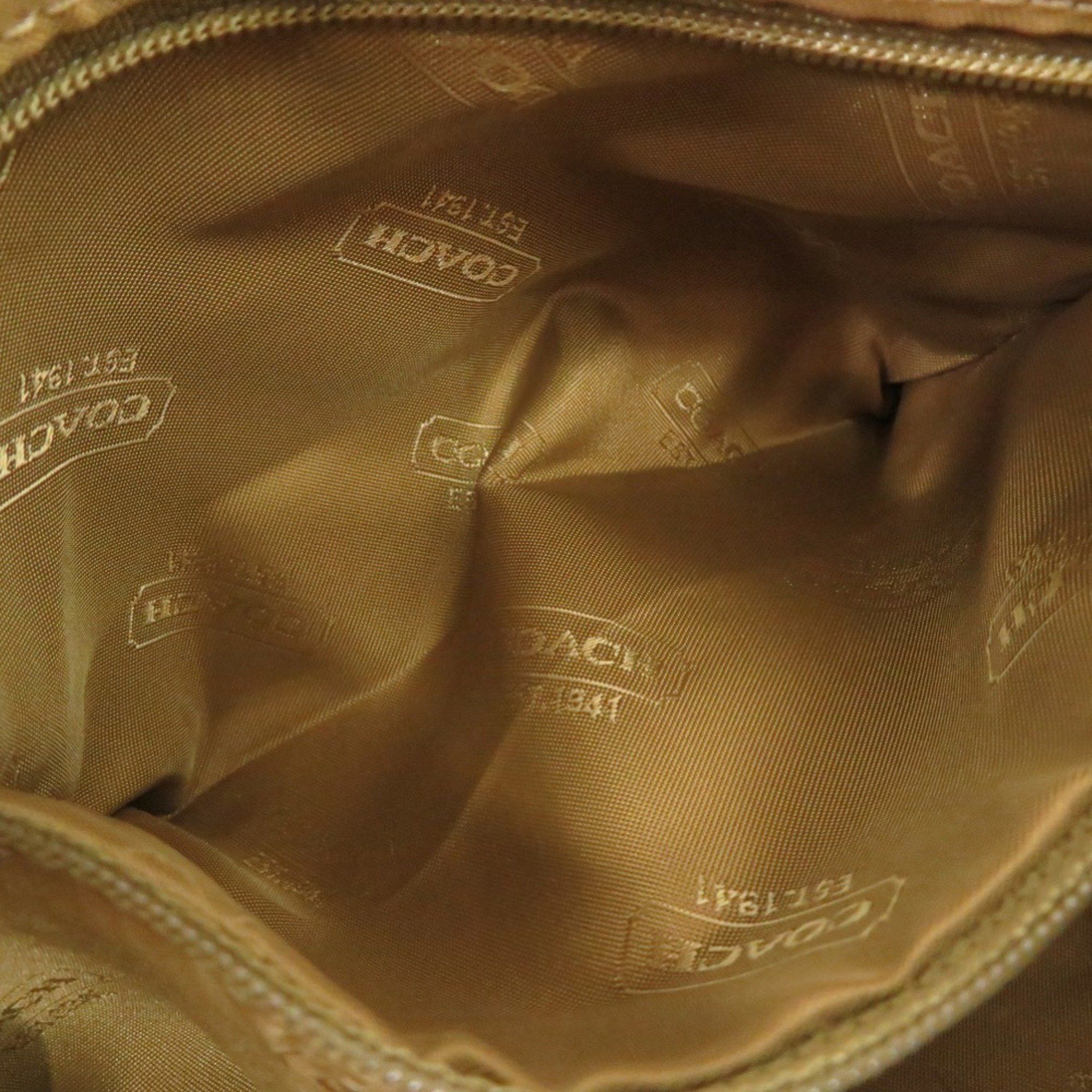 Coach Coach one-shoulder bag, shoulder brown leather, 0512 COACH Size ONE SIZE - 5 Thumbnail