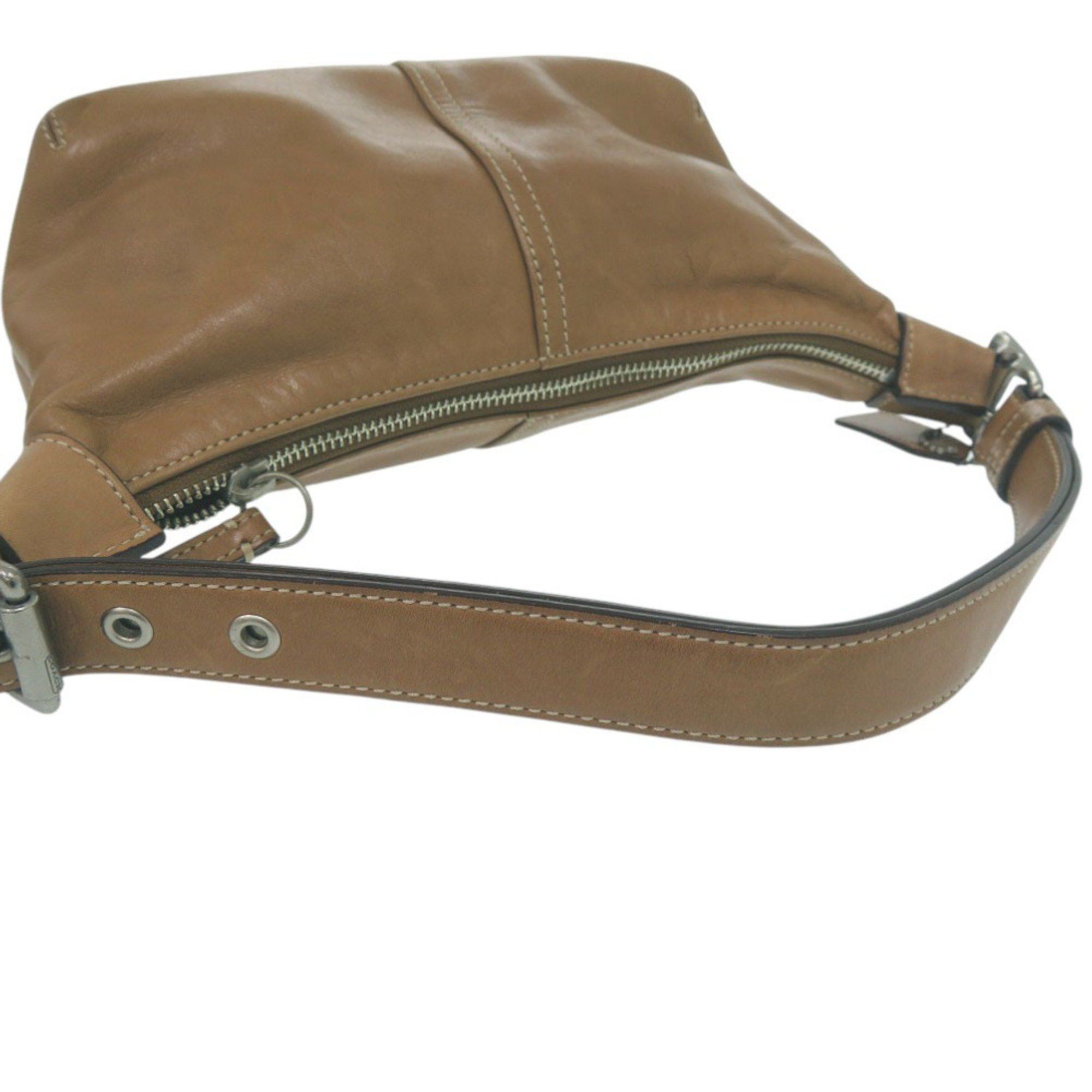 Coach Coach one-shoulder bag, shoulder brown leather, 0512 COACH Size ONE SIZE - 4 Thumbnail