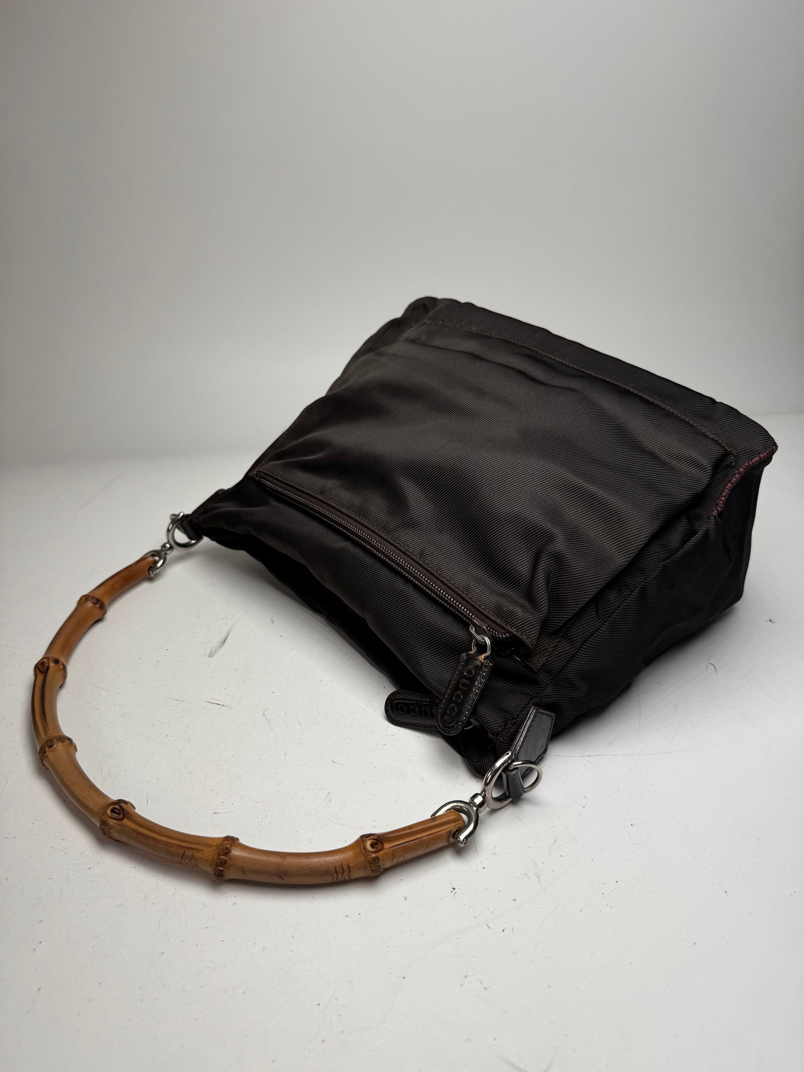 Gucci Vintage Bamboo Top Handle Bag Brown Size ONE SIZE - 9 Thumbnail