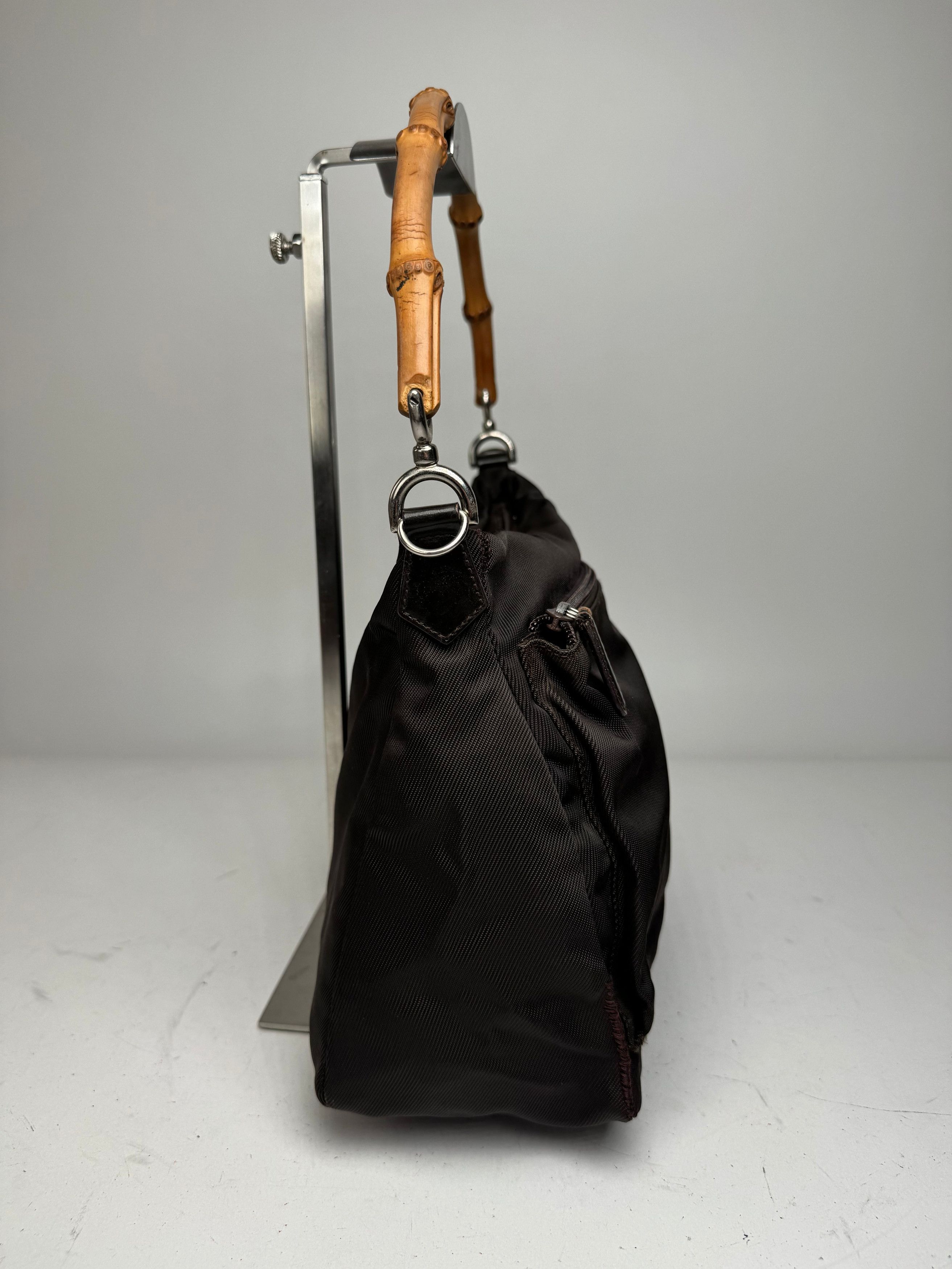 Gucci Vintage Bamboo Top Handle Bag Brown Size ONE SIZE - 7 Thumbnail