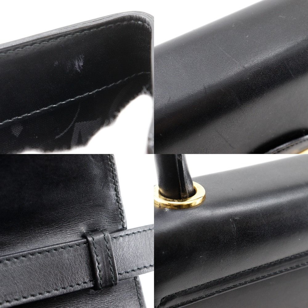 Salvatore Ferragamo Salvatore Ferragamo Salvatore Ferragamo 2WAY Shoulder Handbag Calf Leather Handbag DQ-21 1668 DUTY FREE for USA Size ONE SIZE - 10 Thumbnail