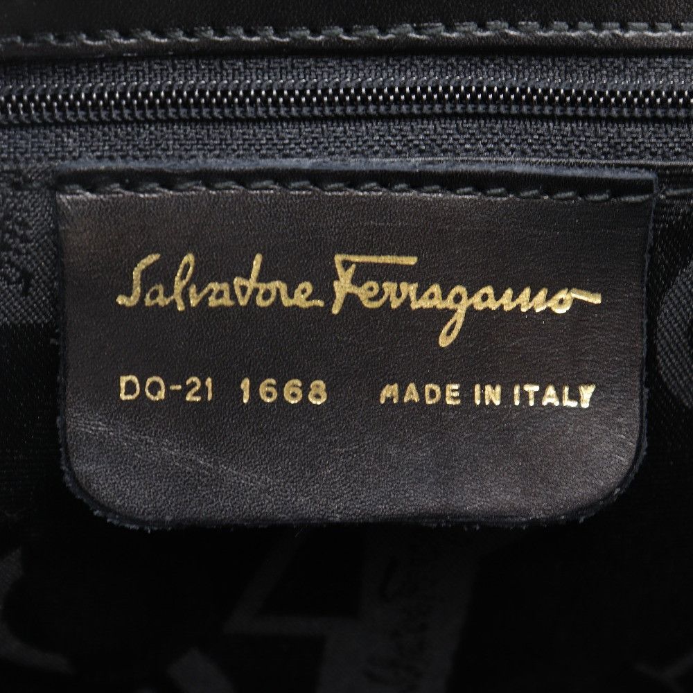 Salvatore Ferragamo Salvatore Ferragamo Salvatore Ferragamo 2WAY Shoulder Handbag Calf Leather Handbag DQ-21 1668 DUTY FREE for USA Size ONE SIZE - 16 Thumbnail