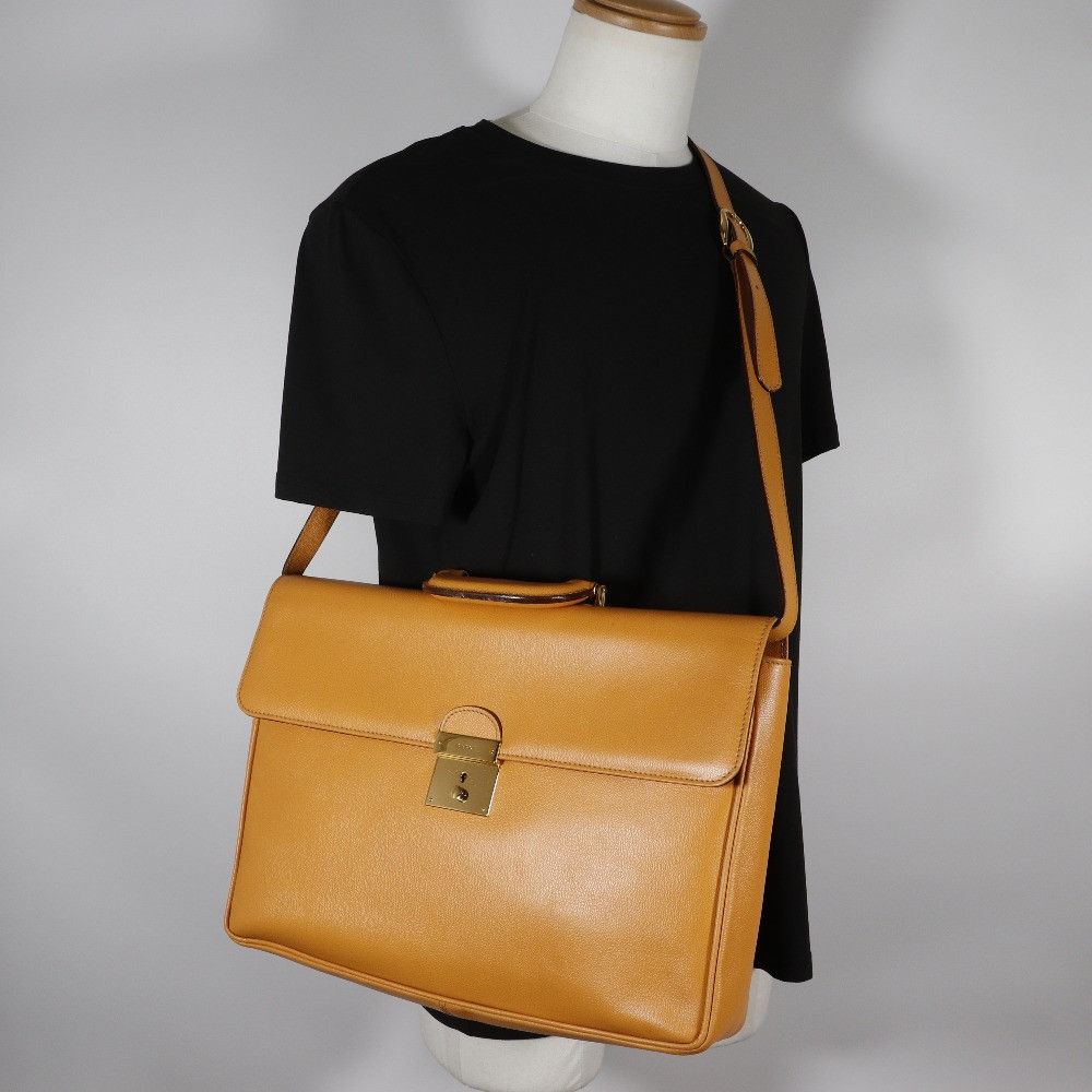 Gucci Gucci Gucci Old Gucci Calf 2way Business Bag Leather Business Bag 1529593678 DUTY FREE for USA Size ONE SIZE - 15 Thumbnail