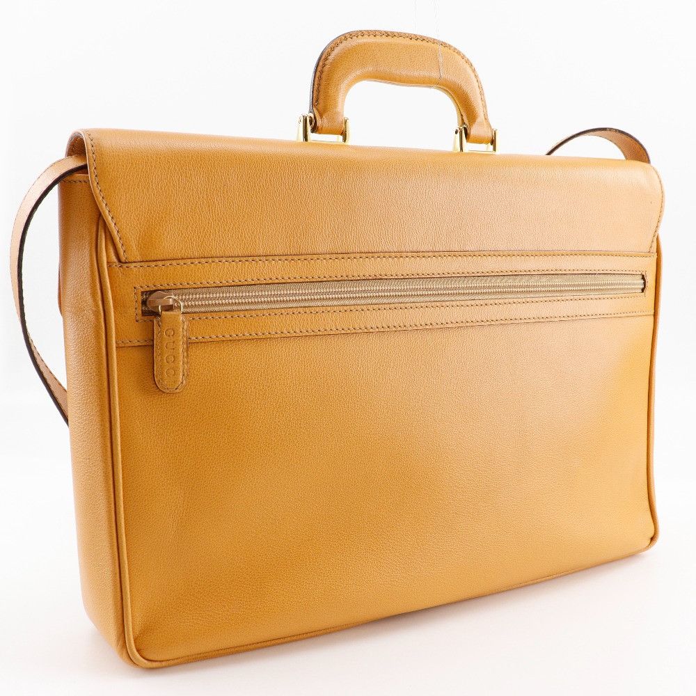 Gucci Gucci Gucci Old Gucci Calf 2way Business Bag Leather Business Bag 1529593678 DUTY FREE for USA Size ONE SIZE - 3 Thumbnail