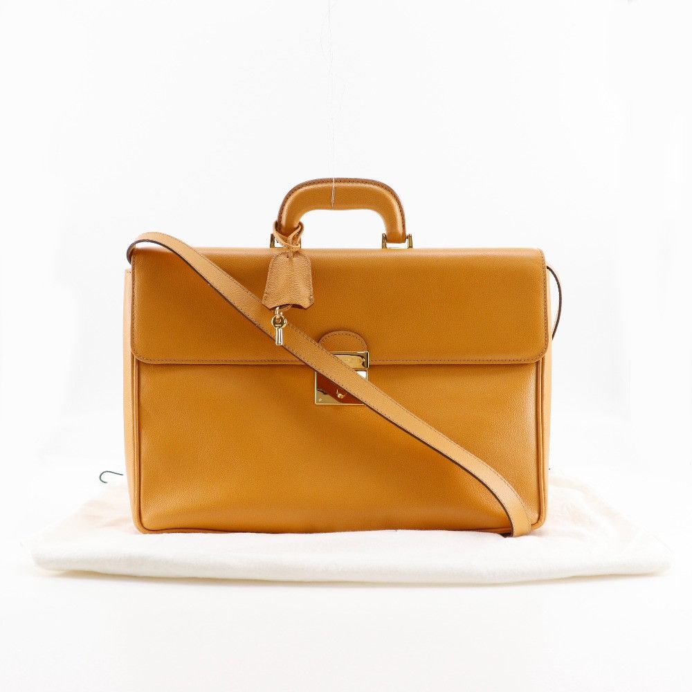 Gucci Gucci Gucci Old Gucci Calf 2way Business Bag Leather Business Bag 1529593678 DUTY FREE for USA Size ONE SIZE - 16 Thumbnail