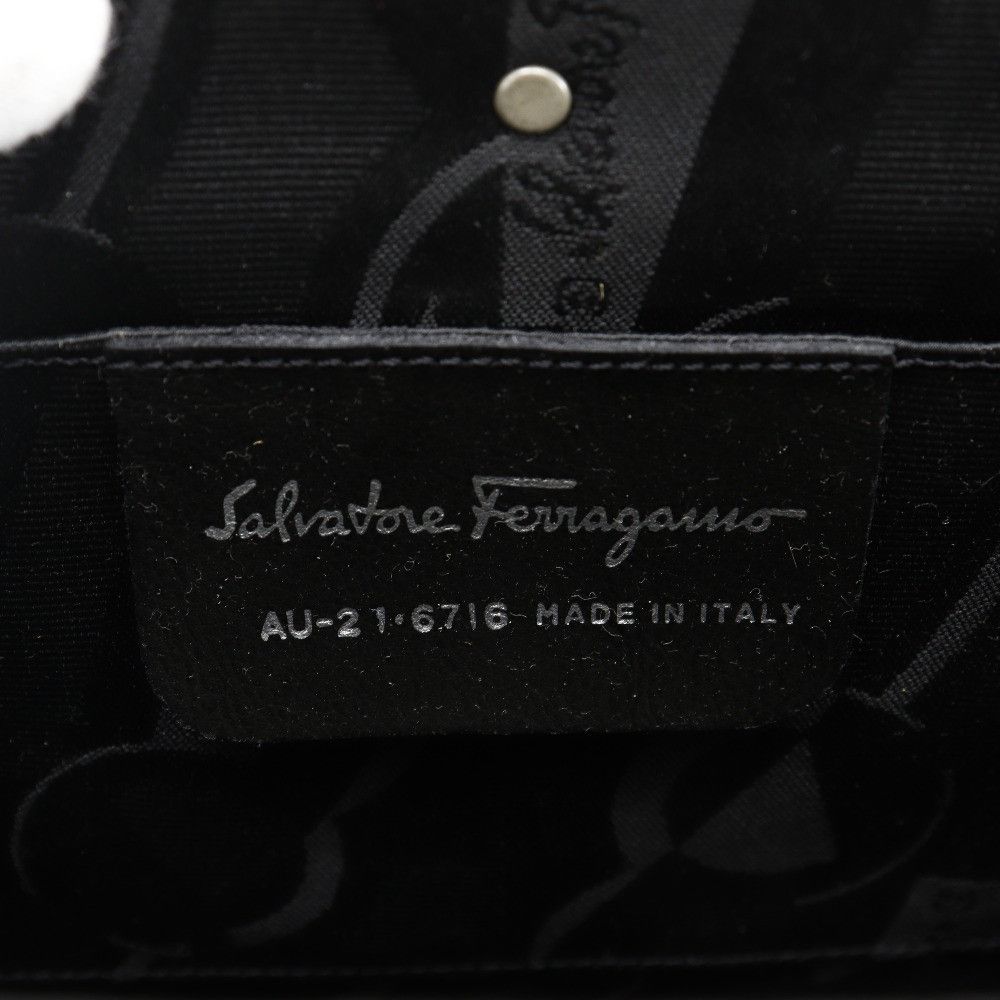 Salvatore Ferragamo Salvatore Ferragamo Gancini Aluminum Handbag Metal Handbag AU21-6716 DUTY FREE for USA