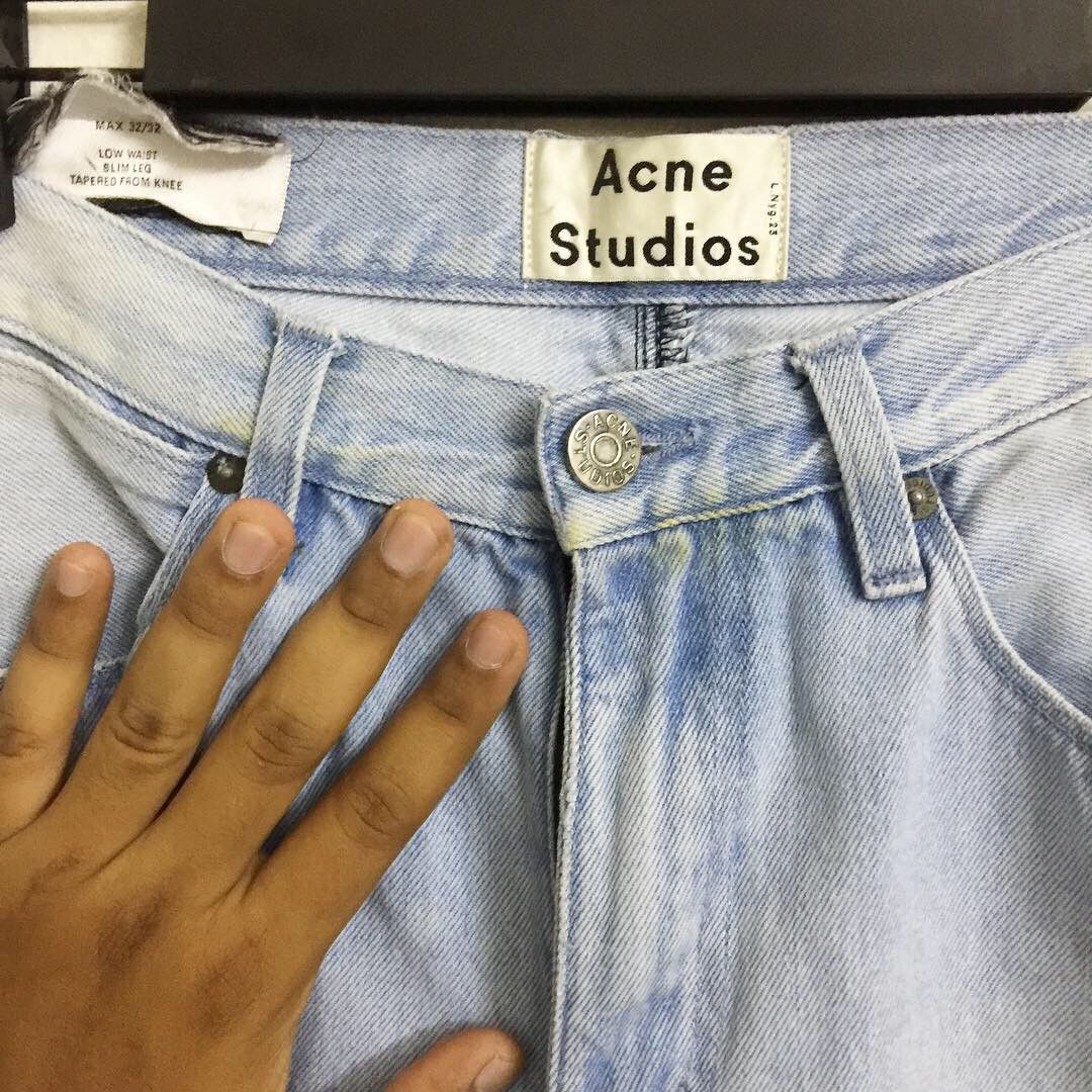 Acne Studios Acne Studio Light Denim Made in Albania Size US 32 / EU 48 - 4 Thumbnail