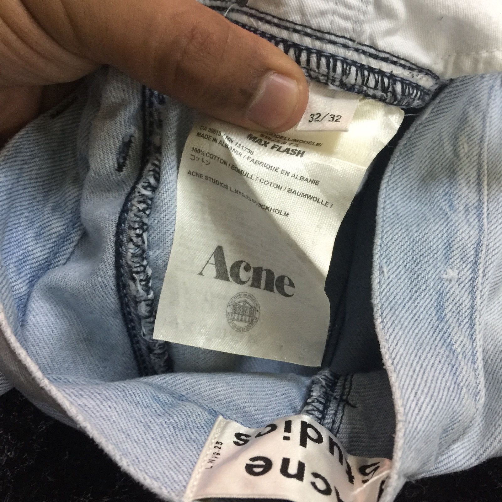 Acne Studios Acne Studio Light Denim Made in Albania Size US 32 / EU 48 - 7 Thumbnail