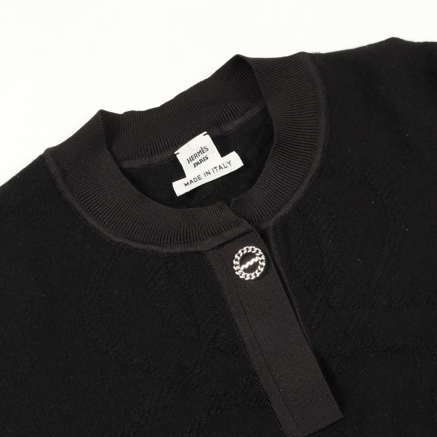 Hermes Hermes Hermes Parfroi Remix Wool Knitwear Leather Tops DUTY FREE for USA Size ONE SIZE - 9 Thumbnail