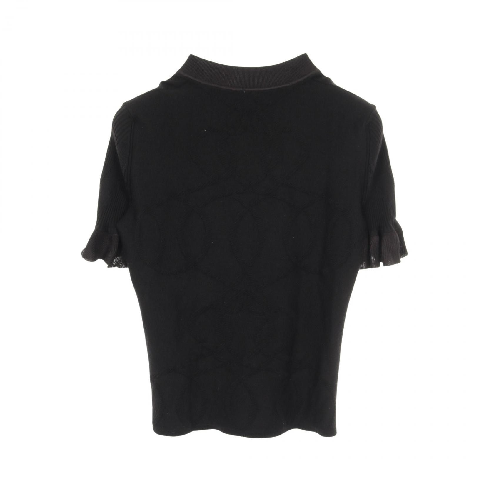 Hermes Hermes Hermes Parfroi Remix Wool Knitwear Leather Tops DUTY FREE for USA Size ONE SIZE - 2 Thumbnail