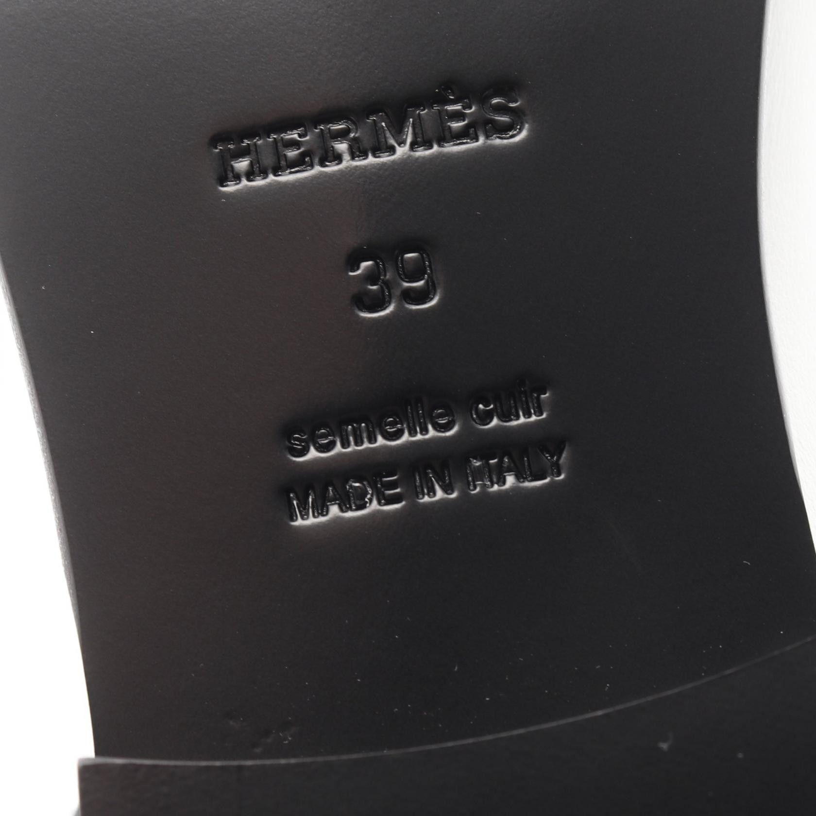 Hermes Hermes Hermes Destin Leather Loafers Leather Shoes DUTY FREE for USA Size ONE SIZE - 6 Thumbnail