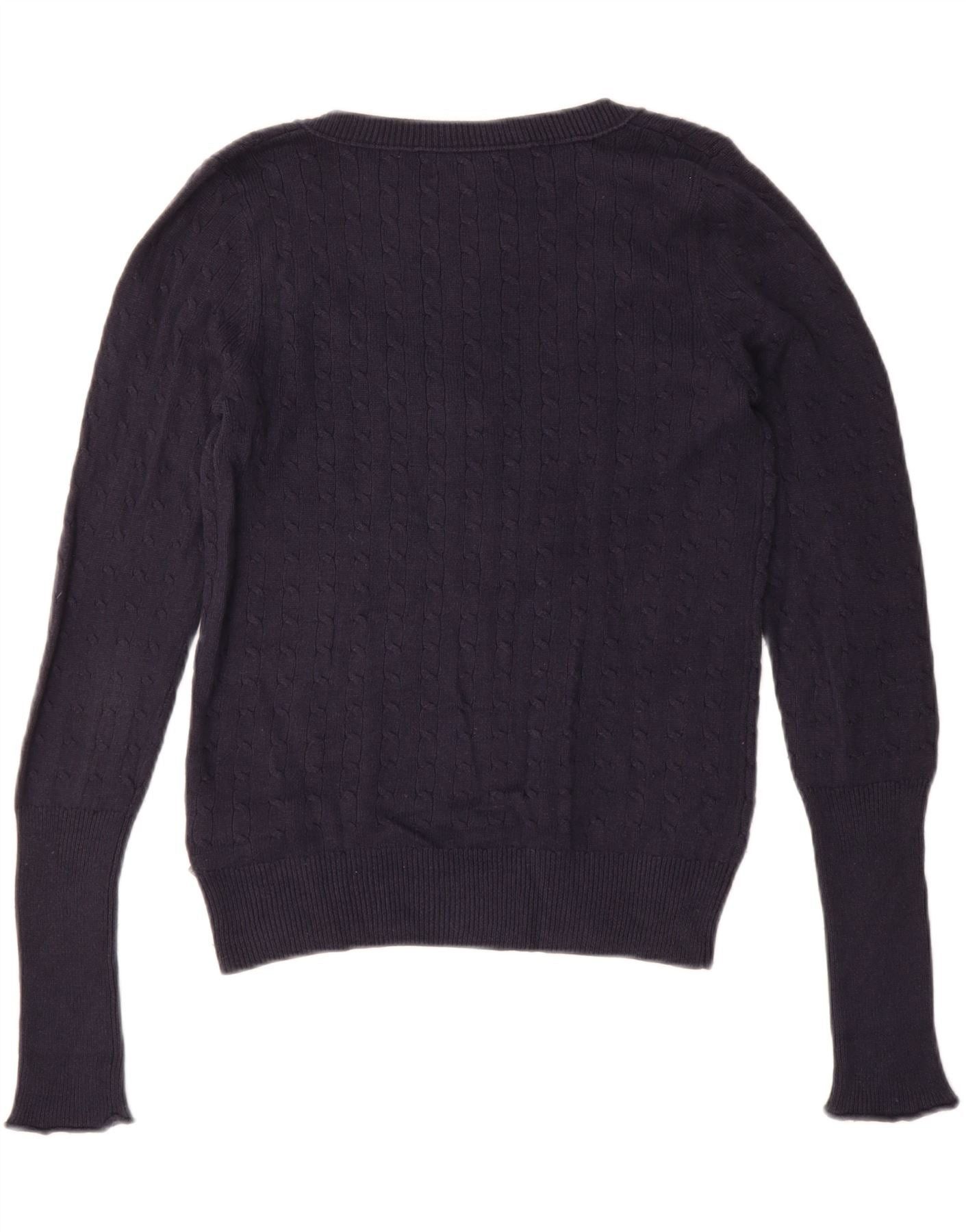 Ralph Lauren Womens V-Neck Jumper Sweater UK 14 Medium Size S / US 4 / IT 40 - 2 Thumbnail