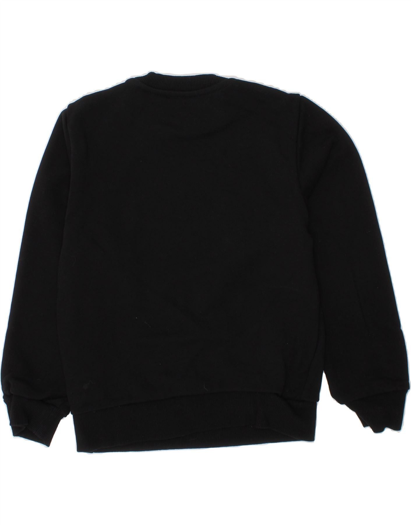 Diesel Girls Graphic Sweatshirt Jumper 6-7 Years Black Cotton Size ONE SIZE - 2 Thumbnail