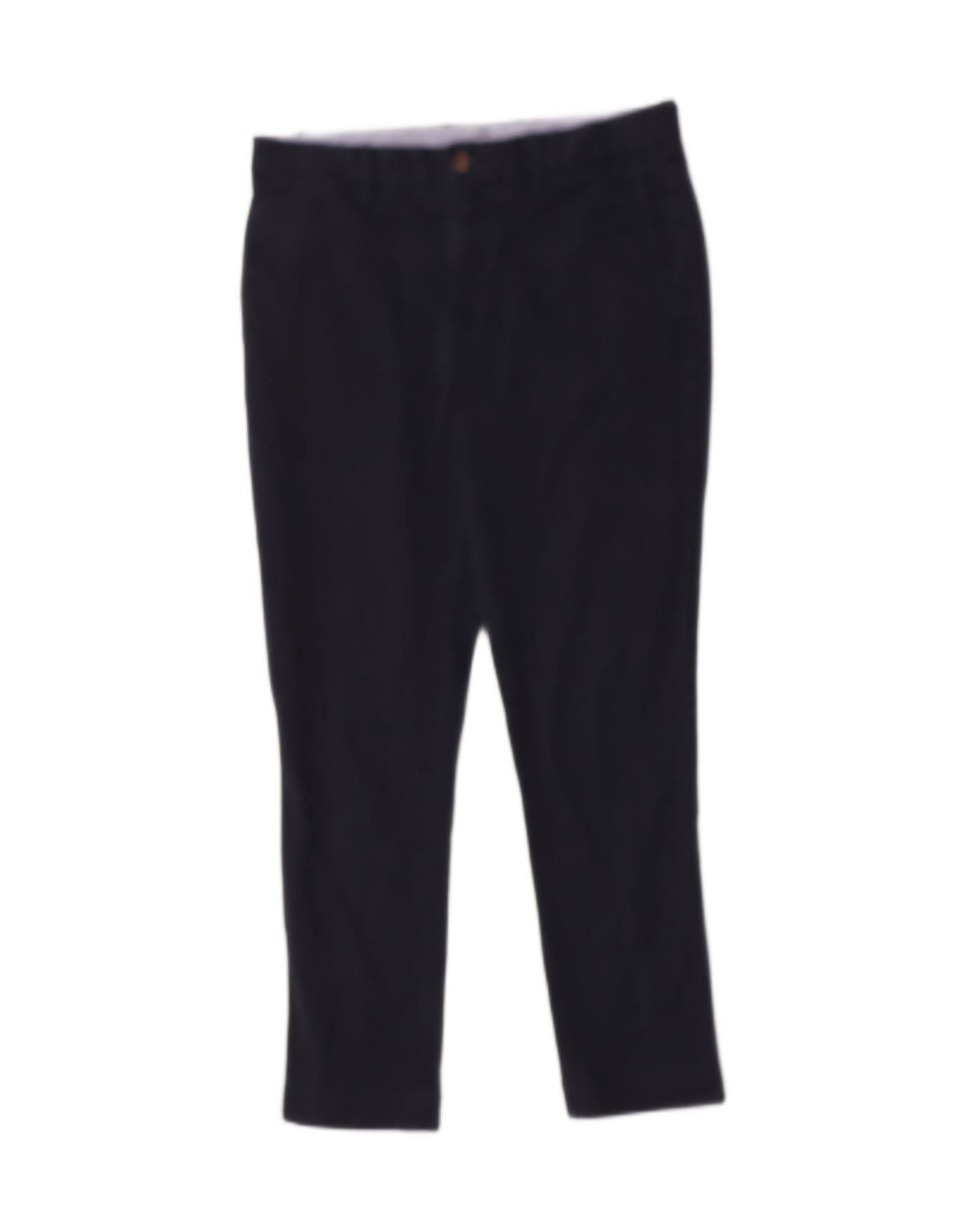 Polo Ralph Lauren Womens Slim Chino Trousers US 6 Medium W30 L27 Navy Blue Size 28" / US 6 / IT 42 - 3 Thumbnail