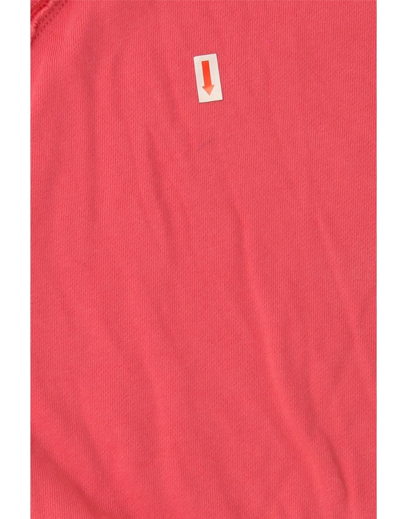 Diesel Girls Sweatshirt Jumper 11-12 Years Pink Cotton Size ONE SIZE - 4 Thumbnail