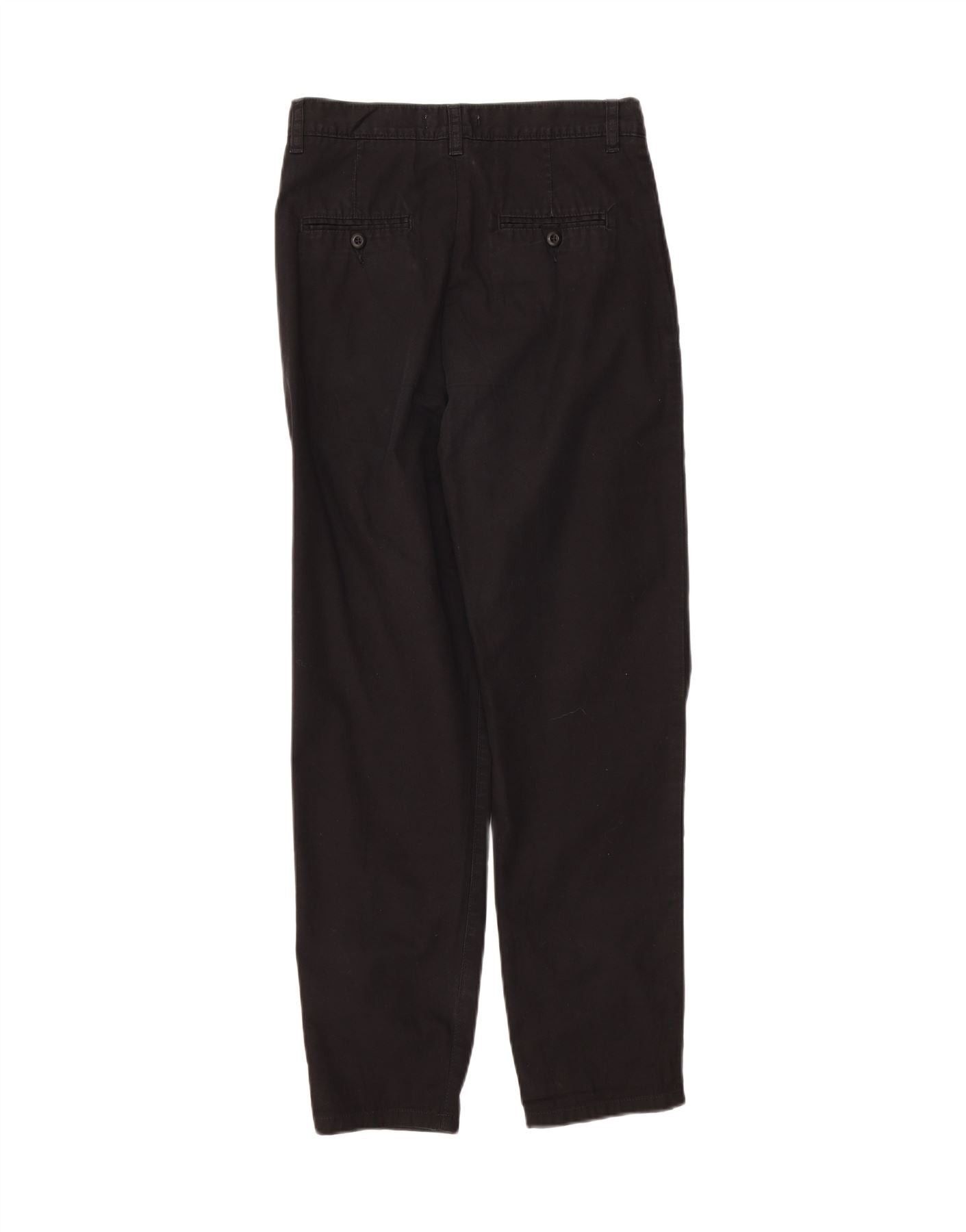 Carhartt Womens High Waist Tapered Chino Trousers W26 L26 Black Cotto Size 26" / US 2 / IT 38 - 2 Thumbnail