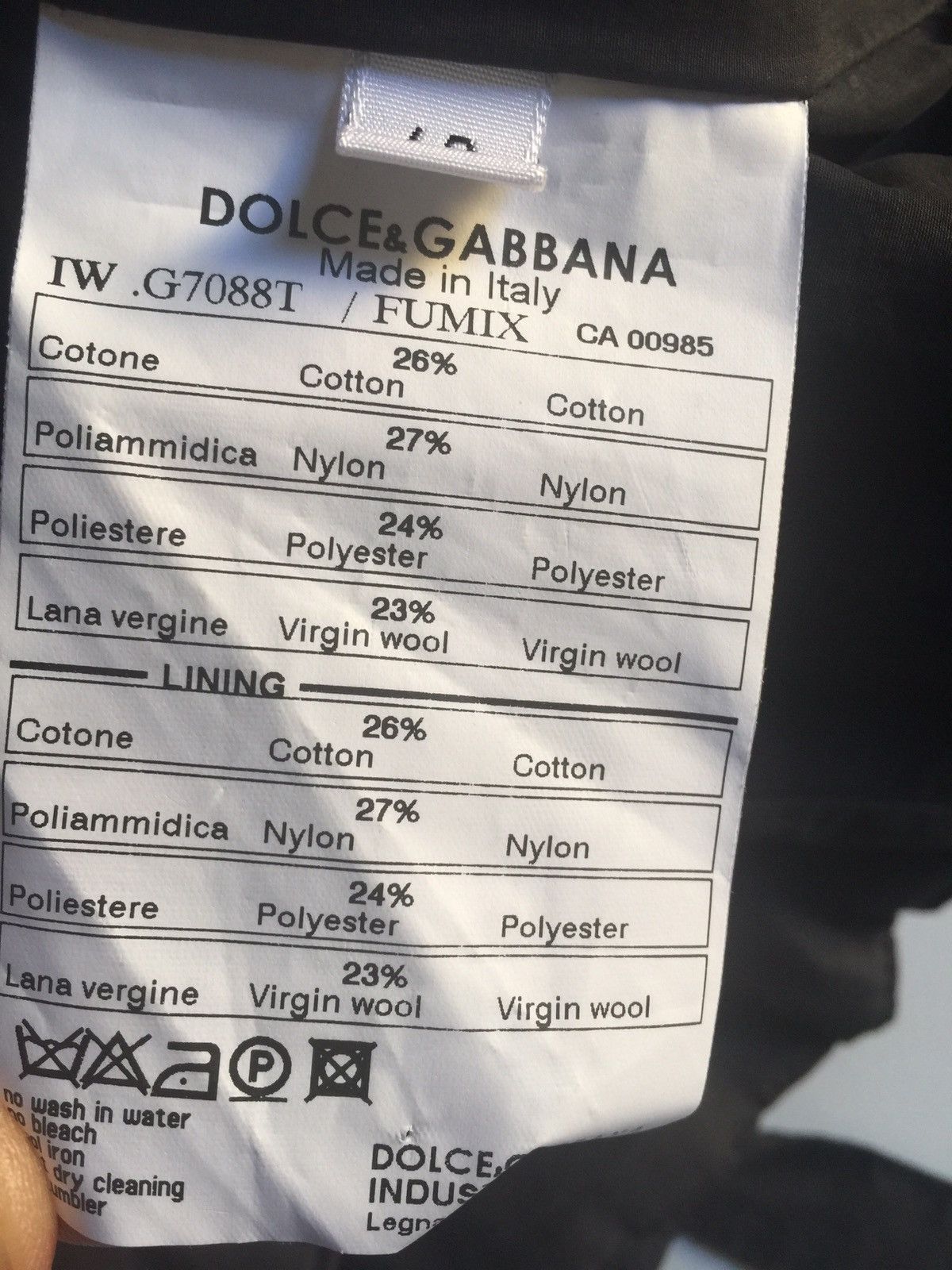 Dolce & Gabbana Vest Size 48R - 8 Thumbnail