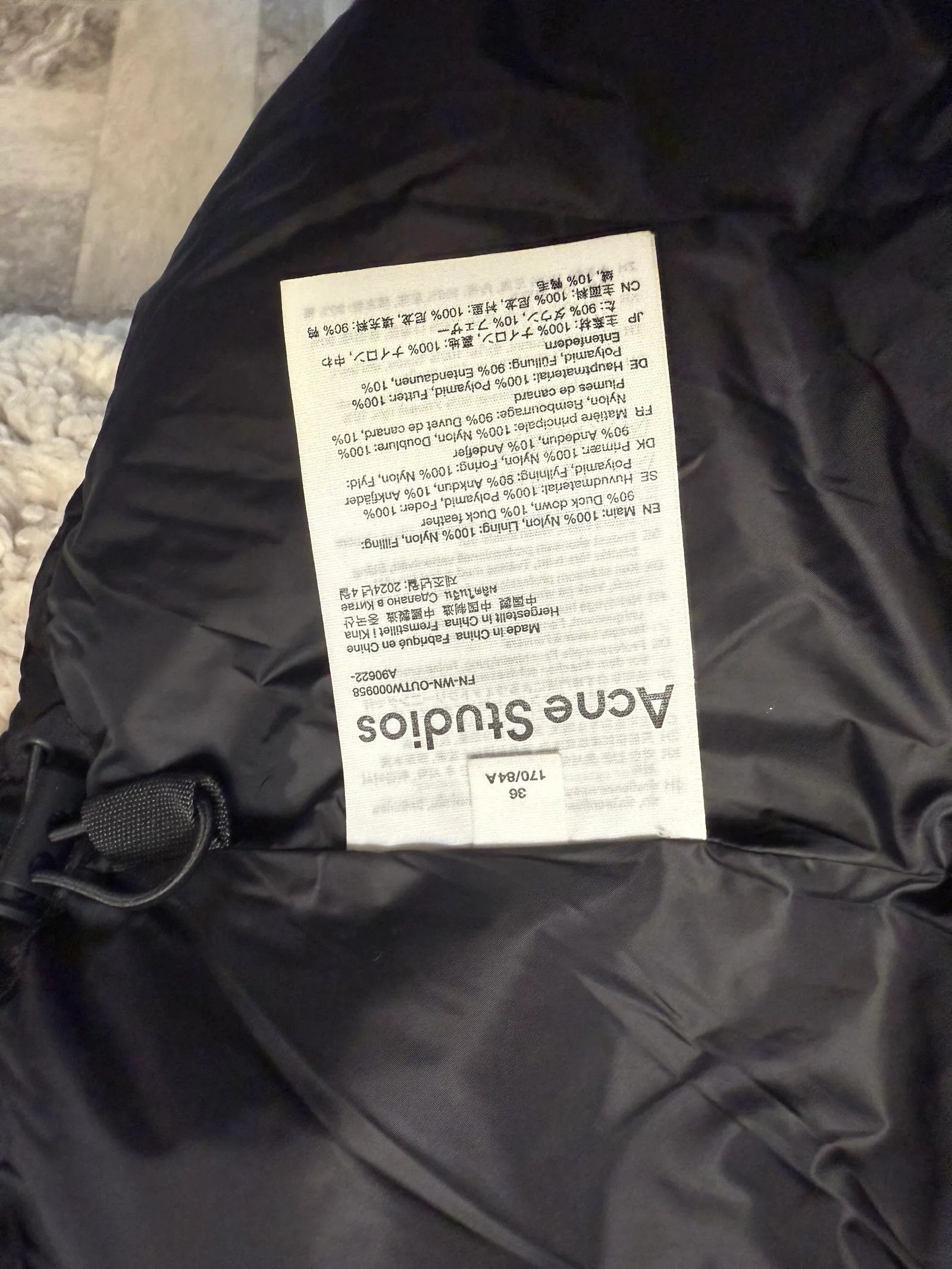 Acne Studios Acne Studios Odisella Down Jacket Size XS / US 0-2 / IT 36-38 - 3 Thumbnail