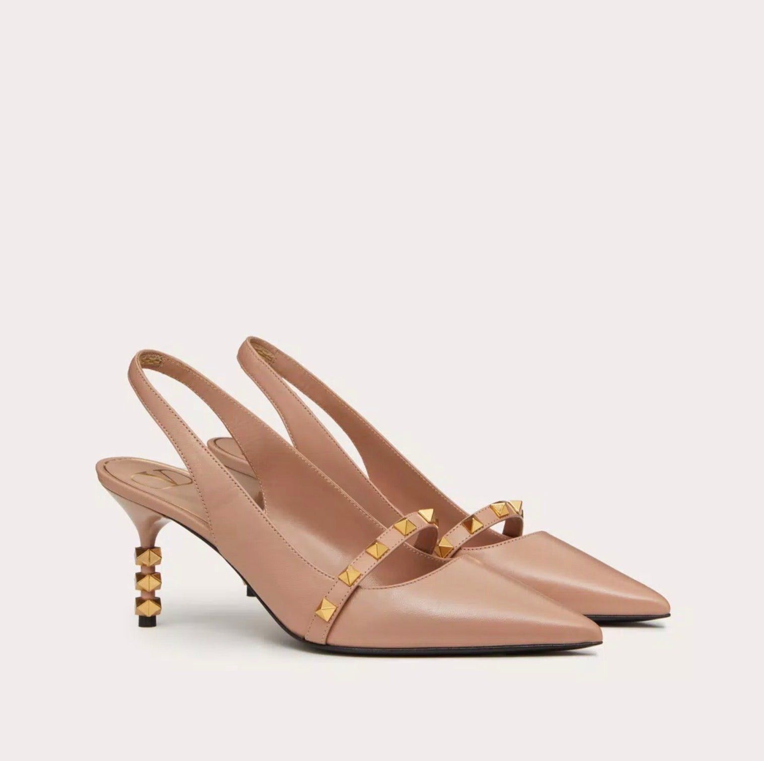 Valentino Valentino Rockstud Sculpted Heel Pumps SIZE 37 Size ONE SIZE - 2 Thumbnail