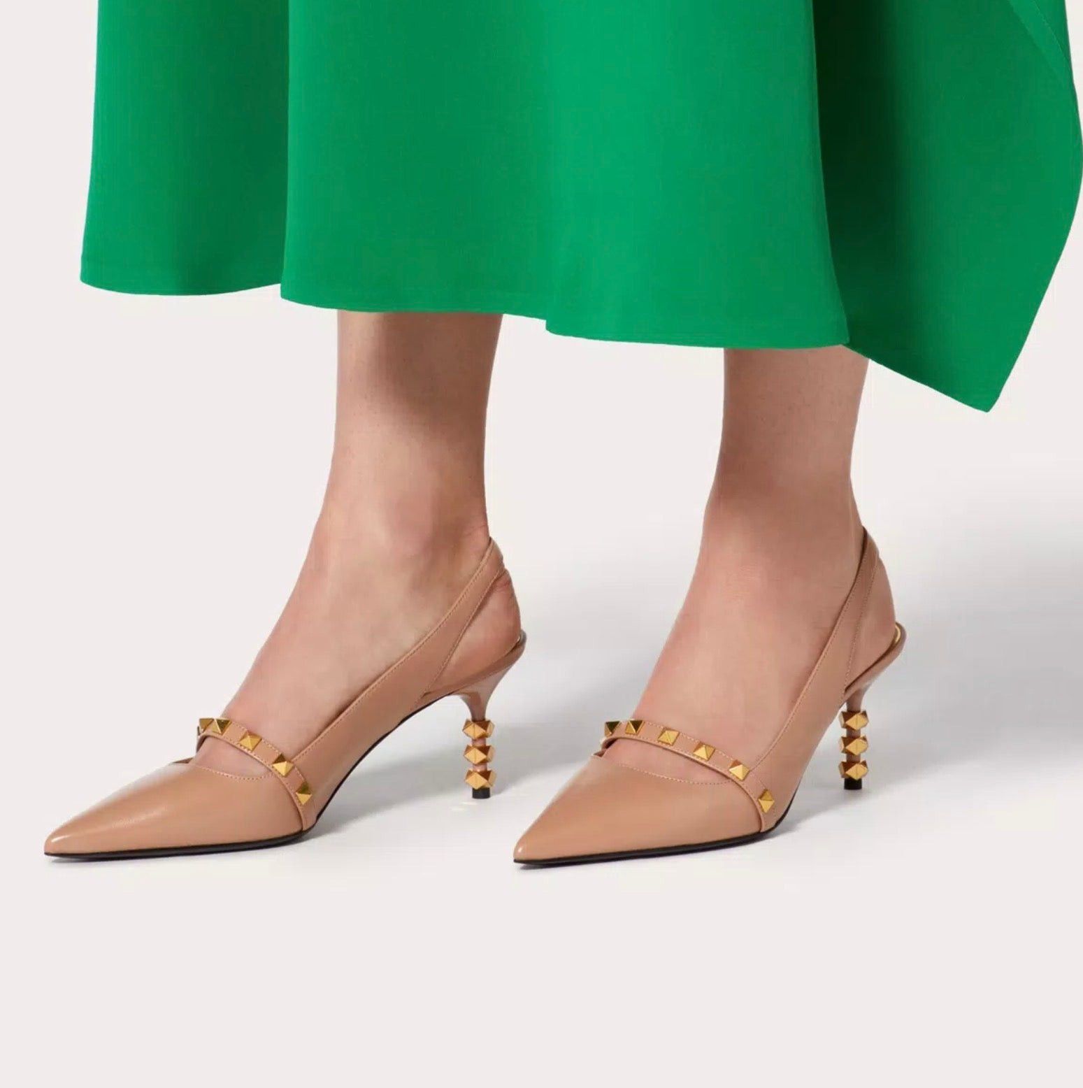 Valentino Valentino Rockstud Sculpted Heel Pumps SIZE 40 Size ONE SIZE - 4 Thumbnail
