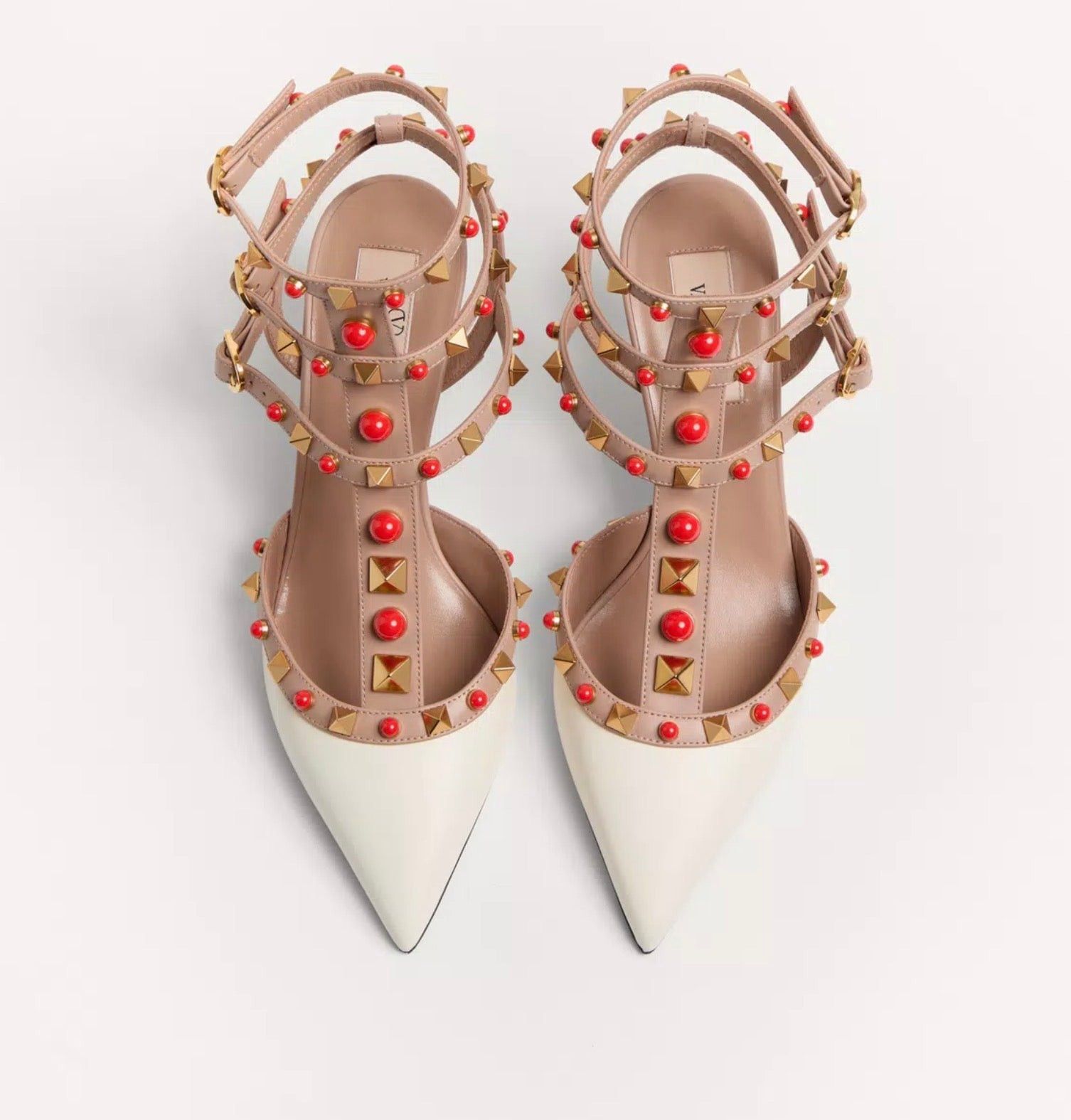 Valentino Valentino Rockstud Cabochon Stones Pumps SIZE 37.5 Size ONE SIZE - 3 Thumbnail