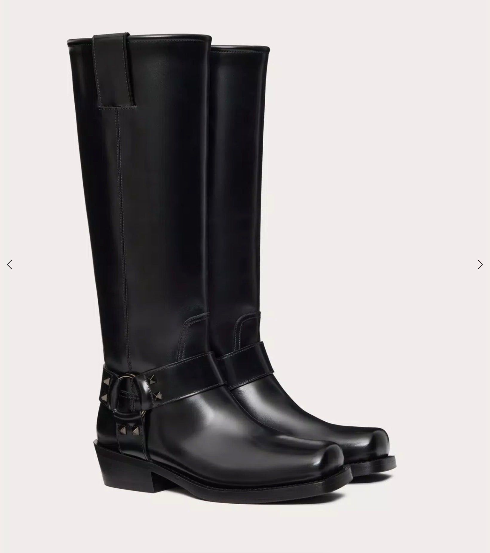 Valentino Valentino Rockstud Biker Boots SIZE 39 Size ONE SIZE - 2 Thumbnail