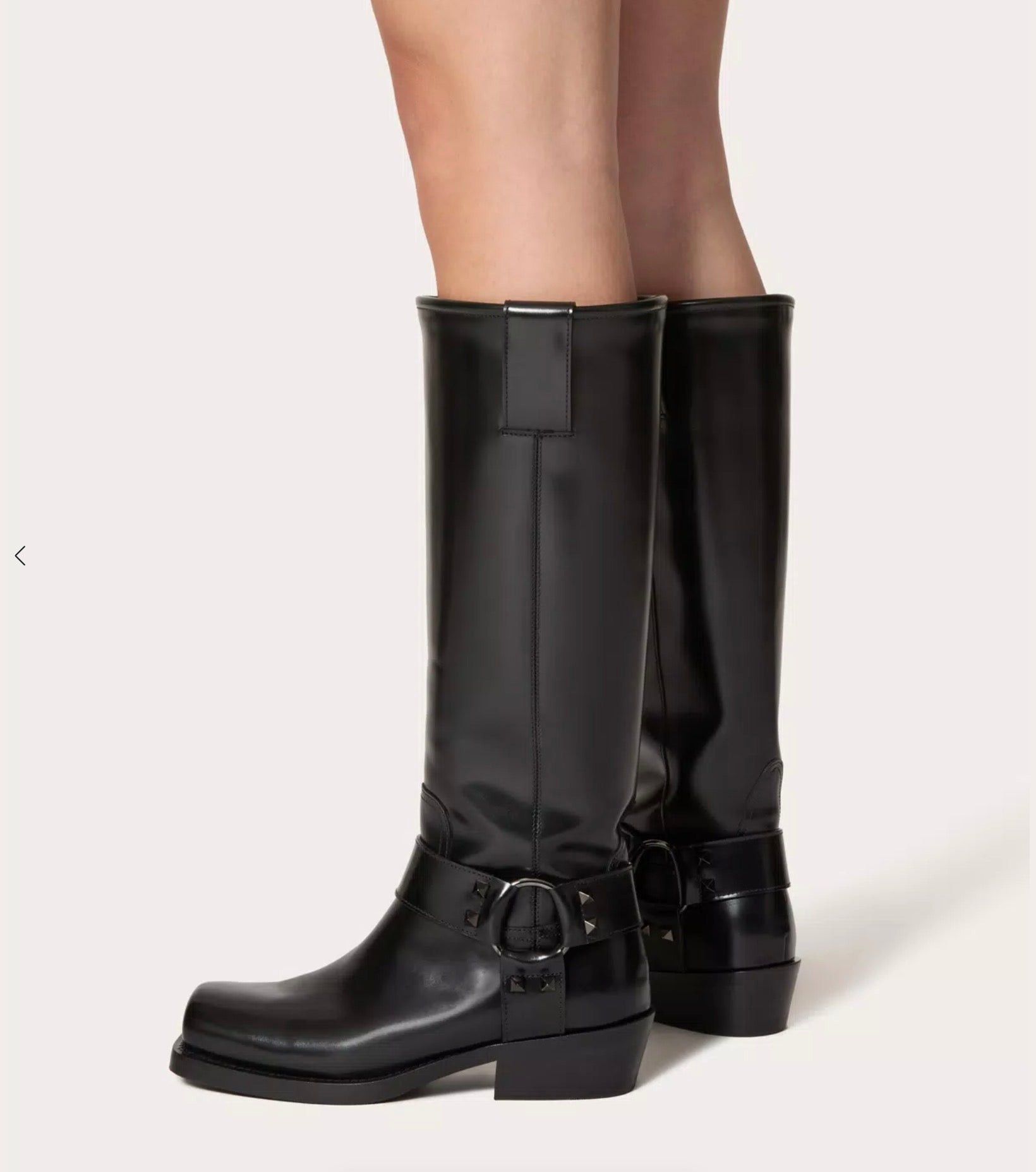 Valentino Valentino Rockstud Biker Boots SIZE 40 Size ONE SIZE - 5 Thumbnail