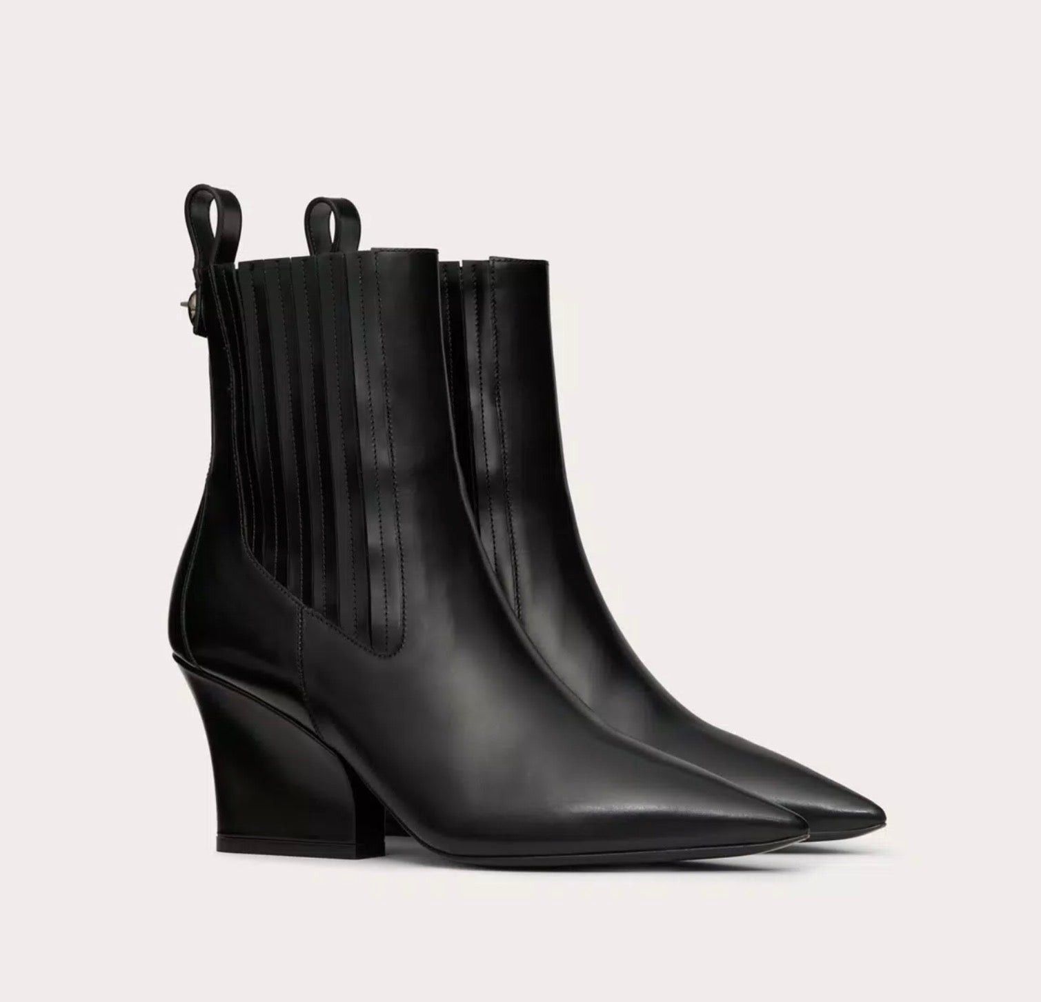 Valentino Vlogo Lockette Beatle Boots SIZE 37.5