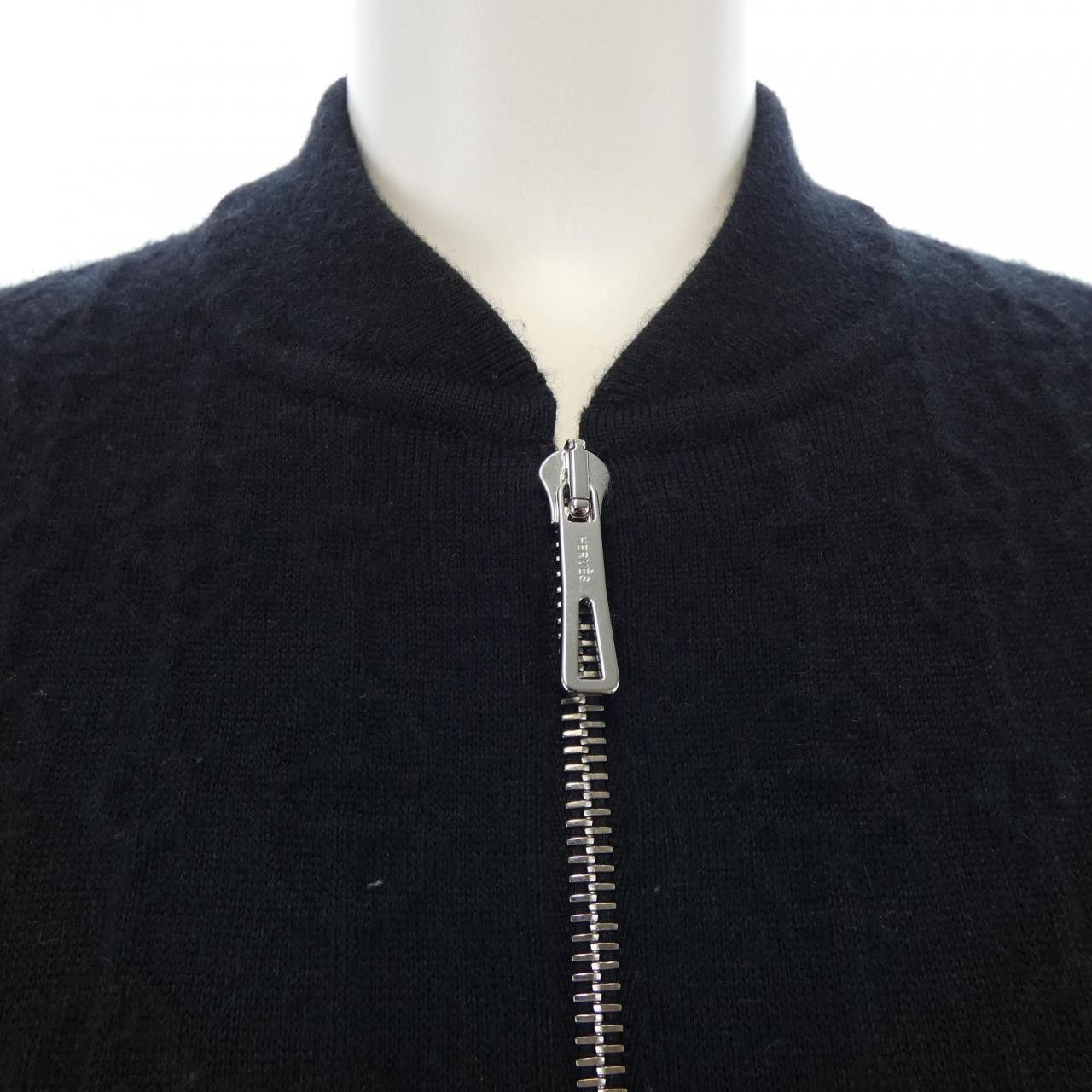 Hermes Hermes Hermes 2E2201D3 Cashmere Blend Blouson Others Outerwear DUTY FREE for USA Size ONE SIZE - 5 Thumbnail