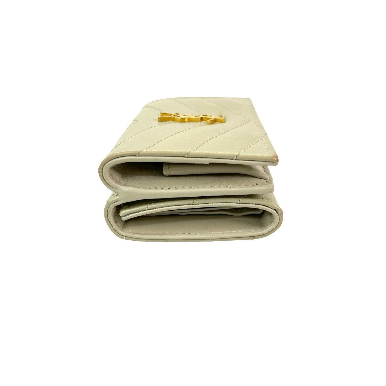 Yves Saint Laurent Yves Saint Laurent Saint Laurent Paris Leather Wallet Leather Short Wallet DUTY FREE for USA Size ONE SIZE - 5 Thumbnail