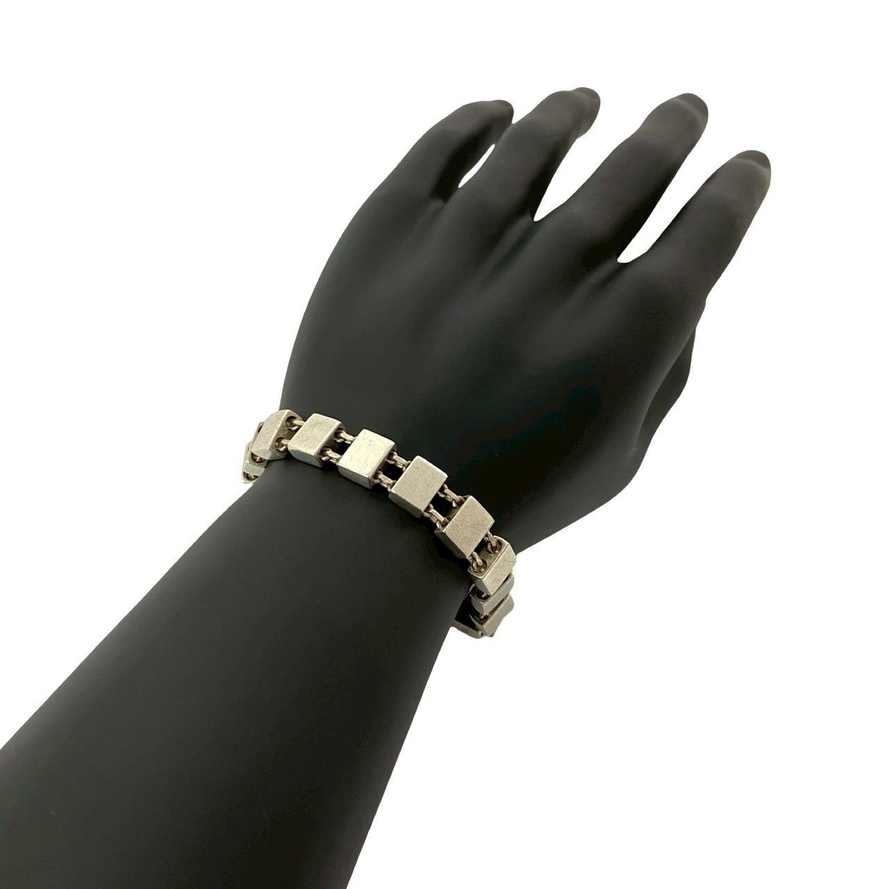 Gucci Gucci Gucci Square Chain Silver 925 Bracelet Metal Bracelet DUTY FREE for USA Size ONE SIZE - 2 Thumbnail