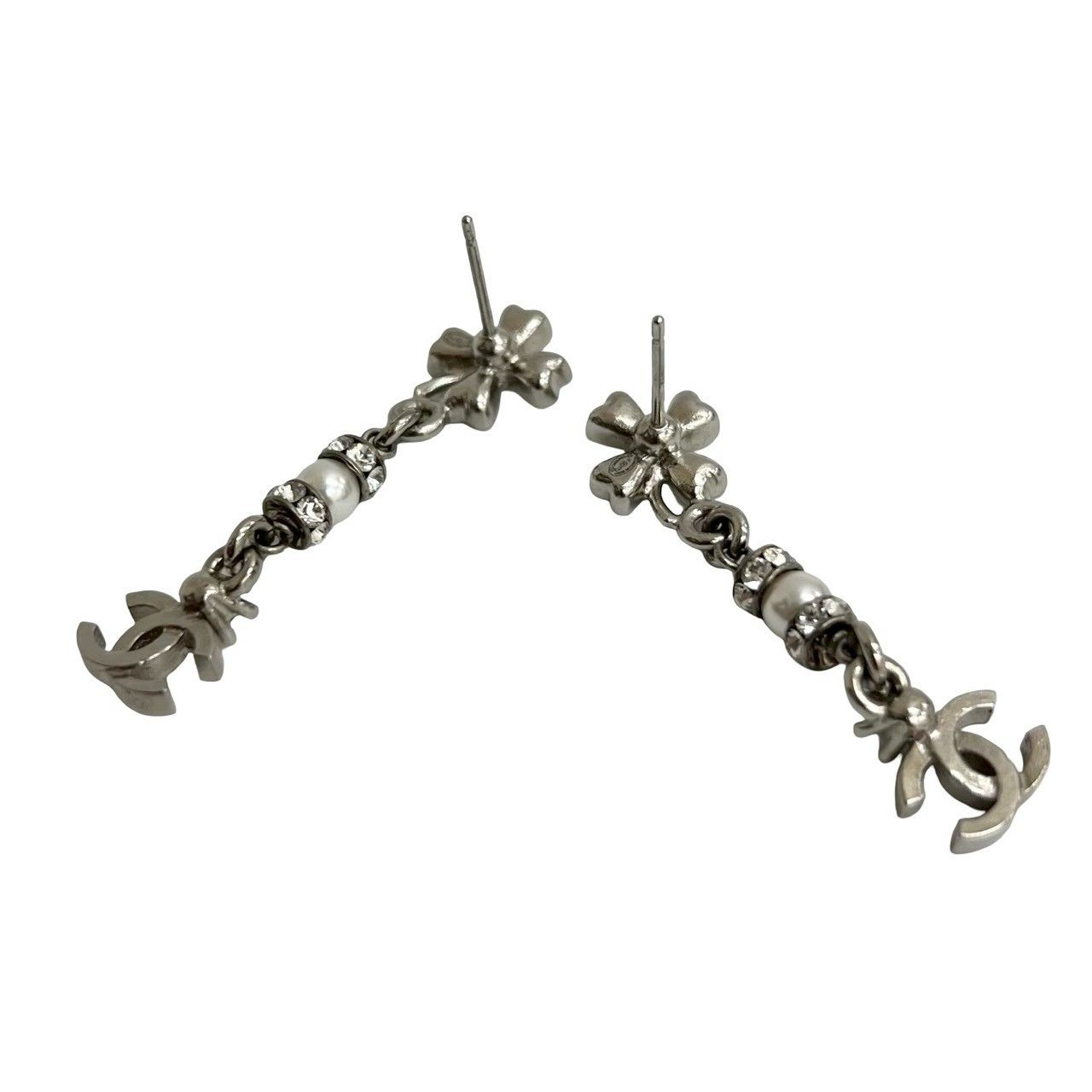Chanel Chanel Chanel Coco Mark Clover Earrings Metal Earrings DUTY FREE for USA Size ONE SIZE - 5 Thumbnail