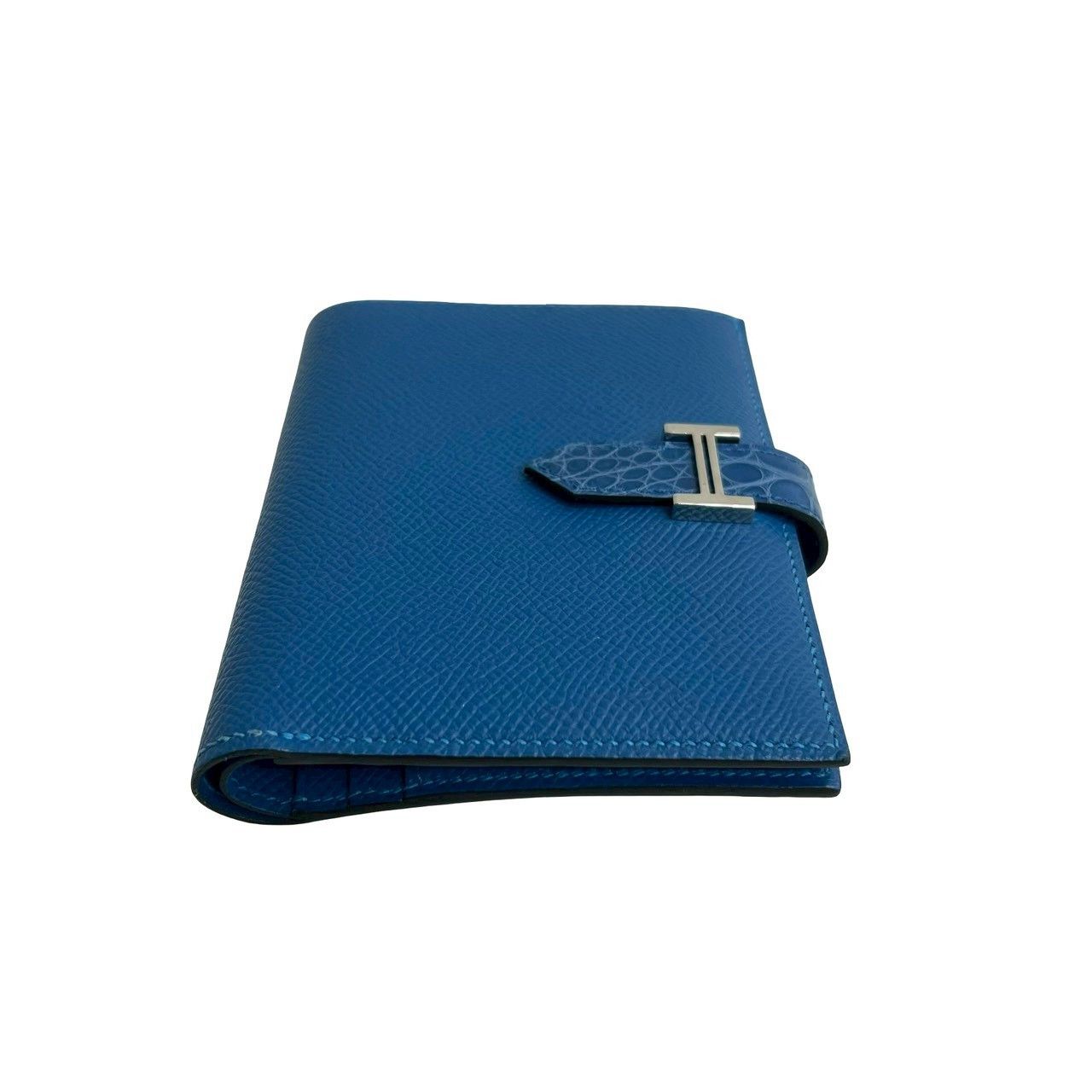 Hermes Hermes Hermes Béarn Compact Alligator Veau Epsom Wallet Leather Short Wallet Stamp Z (2021) DUTY FREE for USA Size ONE SIZE - 6 Thumbnail