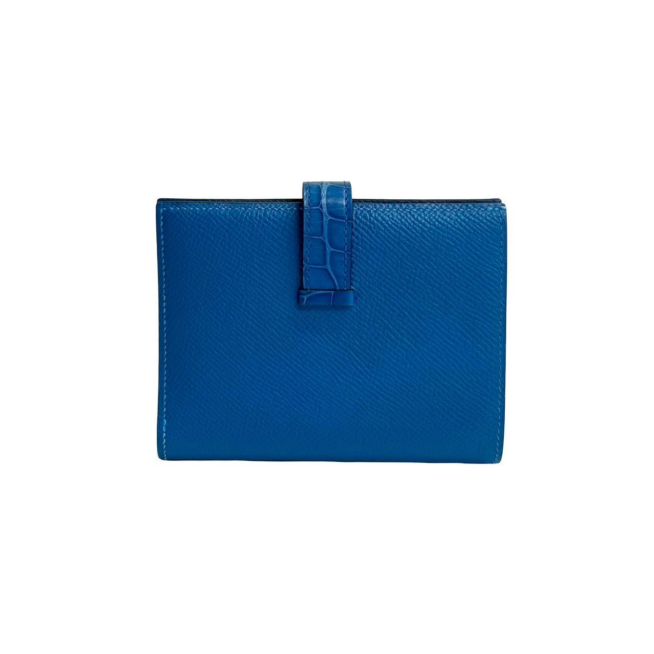 Hermes Hermes Hermes Béarn Compact Alligator Veau Epsom Wallet Leather Short Wallet Stamp Z (2021) DUTY FREE for USA Size ONE SIZE - 3 Thumbnail