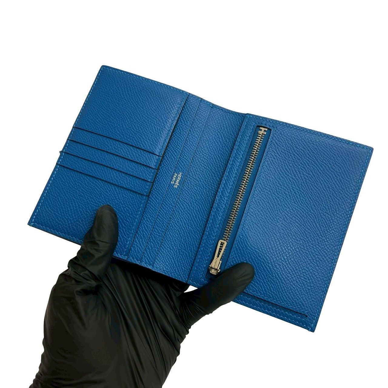 Hermes Hermes Hermes Béarn Compact Alligator Veau Epsom Wallet Leather Short Wallet Stamp Z (2021) DUTY FREE for USA Size ONE SIZE - 8 Thumbnail