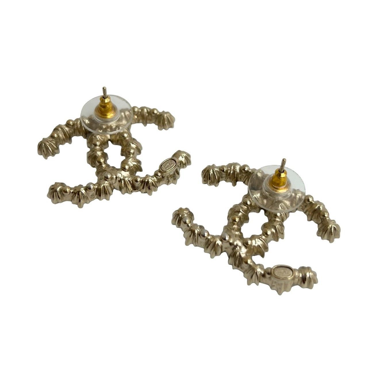 Chanel Chanel Chanel Coco Mark Earrings Metal Earrings A19A DUTY FREE for USA Size ONE SIZE - 5 Thumbnail