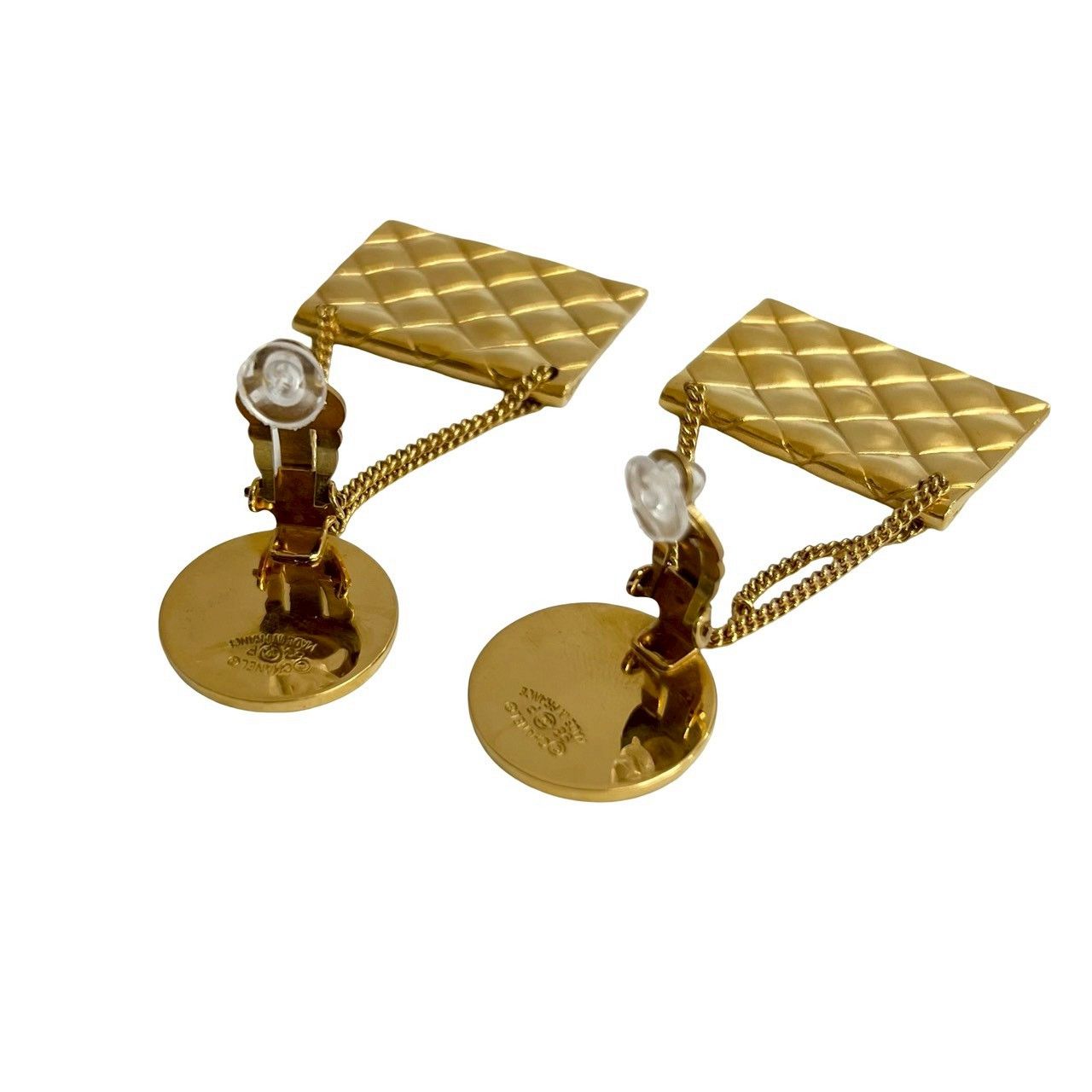 Chanel Chanel Chanel Coco Mark Matelassé Earrings Metal Earrings DUTY FREE for USA Size ONE SIZE - 5 Thumbnail