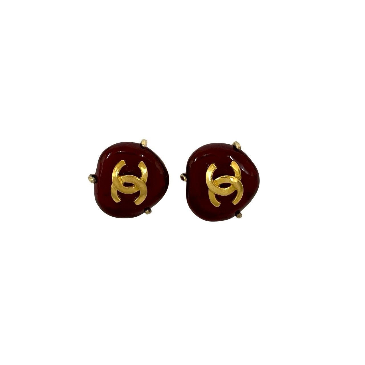 Chanel Chanel Chanel Coco Mark Earrings Metal Earrings 97A DUTY FREE for USA Size ONE SIZE - 6 Thumbnail