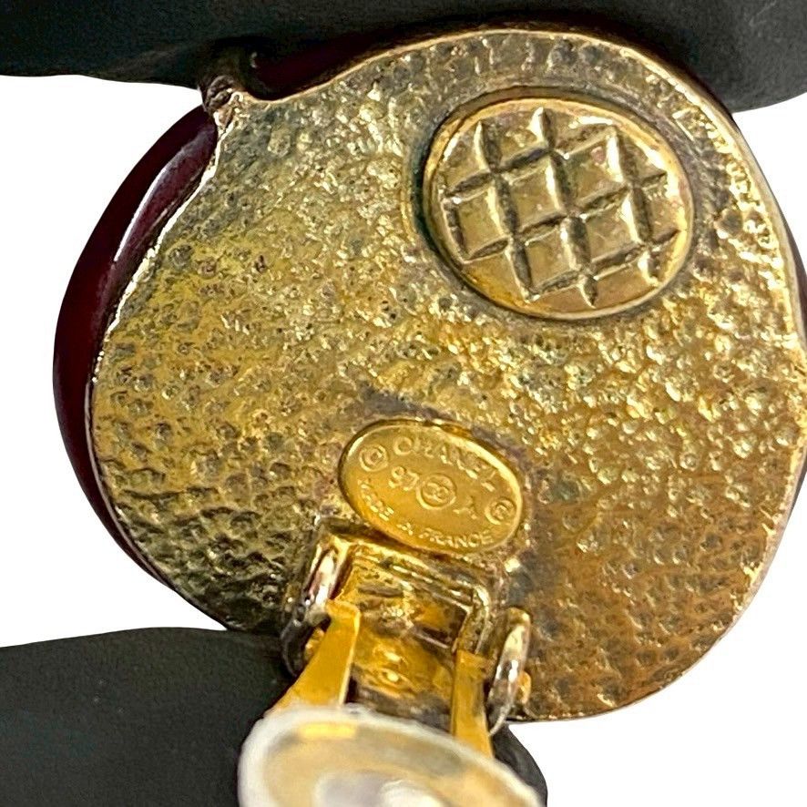 Chanel Chanel Chanel Coco Mark Earrings Metal Earrings 97A DUTY FREE for USA Size ONE SIZE - 3 Thumbnail