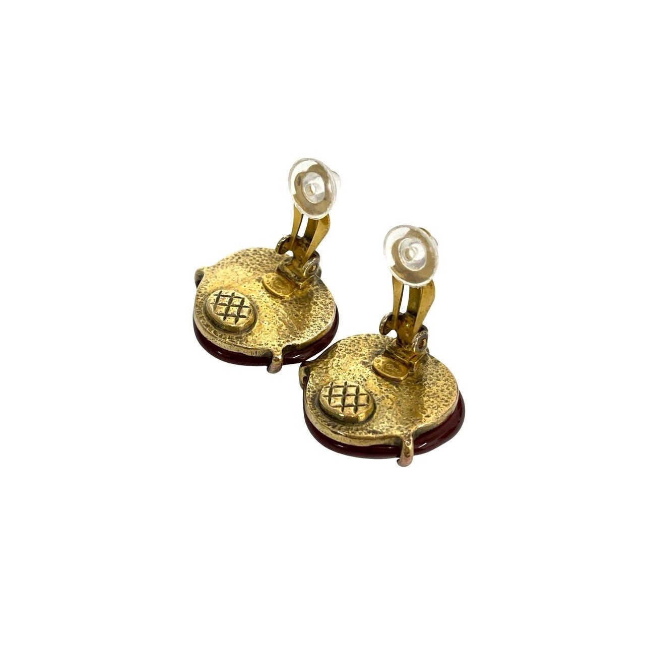 Chanel Chanel Chanel Coco Mark Earrings Metal Earrings 97A DUTY FREE for USA Size ONE SIZE - 5 Thumbnail