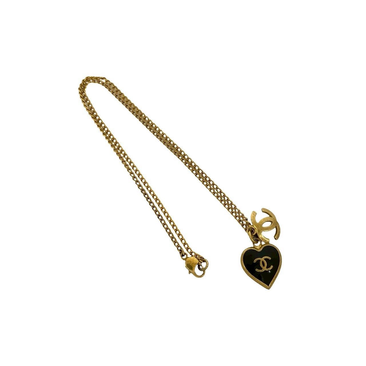 Chanel Chanel Chanel Coco Mark Heart Motif Necklace Metal Necklace DUTY FREE for USA Size ONE SIZE - 4 Thumbnail
