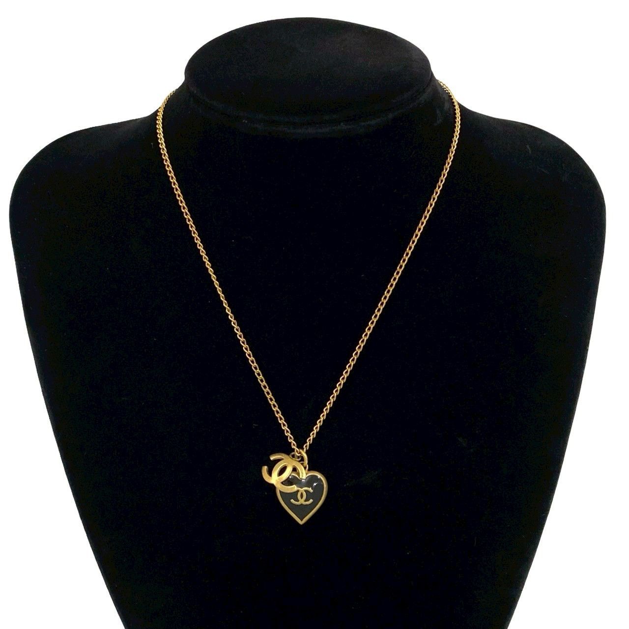 Chanel Chanel Chanel Coco Mark Heart Motif Necklace Metal Necklace DUTY FREE for USA Size ONE SIZE - 2 Thumbnail